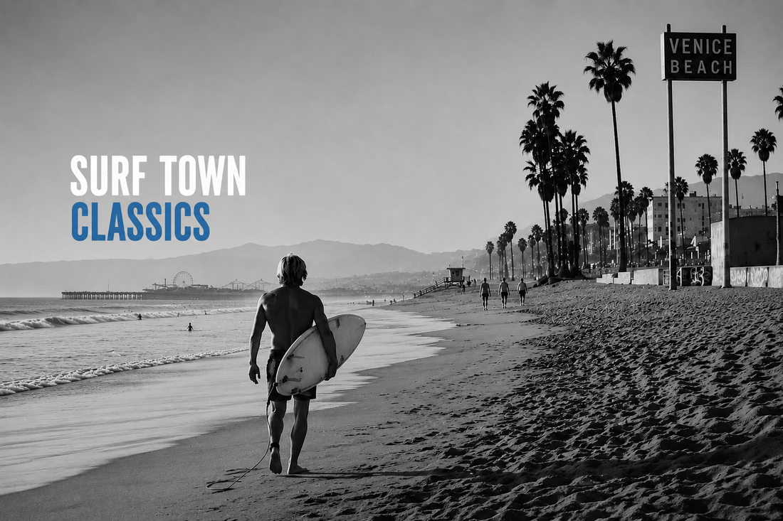 Surf Town Classics: A World Map Drawn in Salt Water