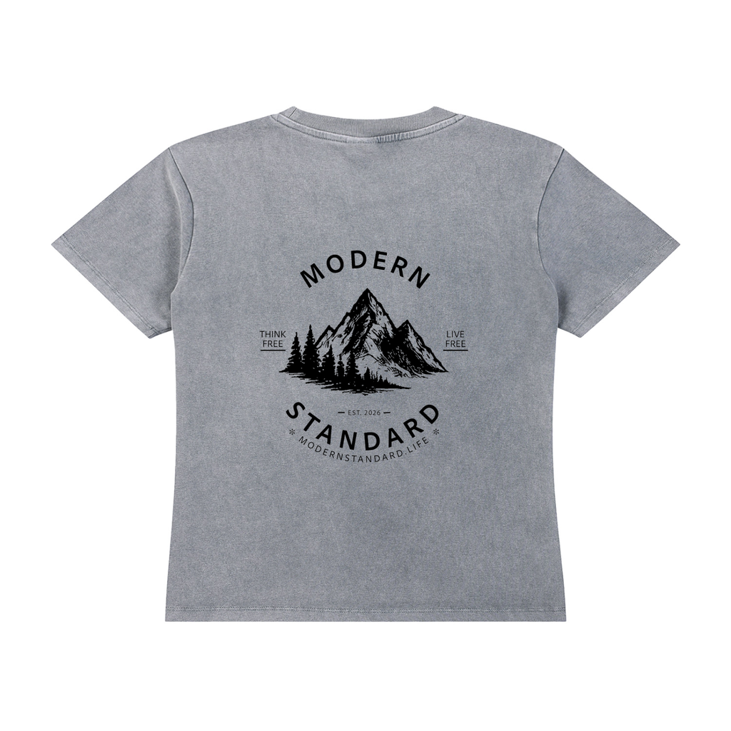 Vintage Wash Drop Shoulder T-shirt