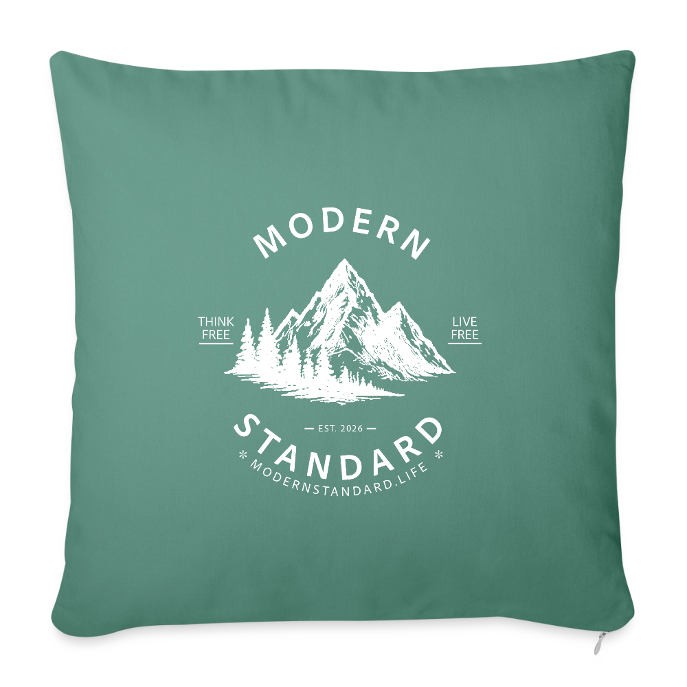 Sofa pillowcase 17,3'' x 17,3'' (45 x 45 cm) - cypress green