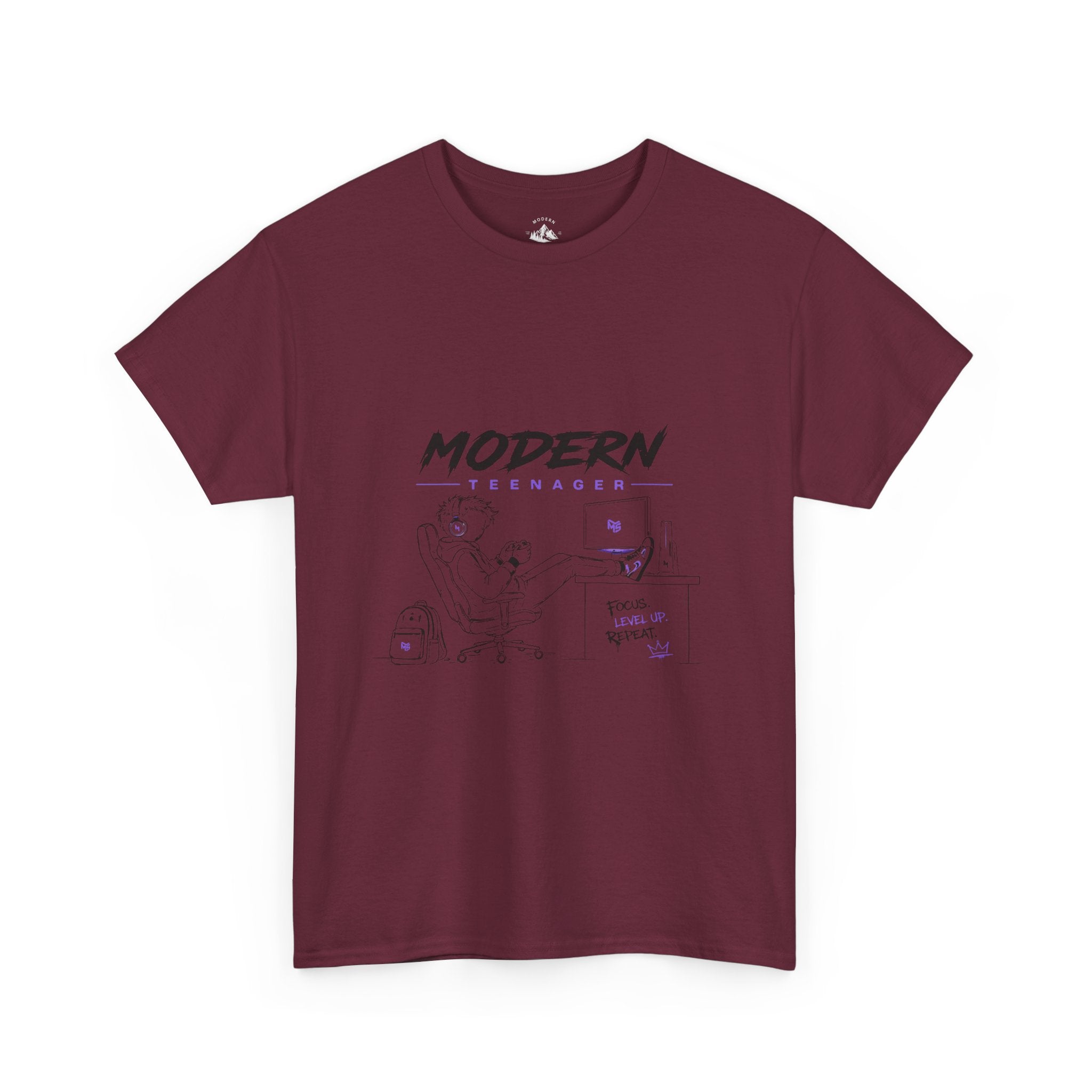 Modern Teenager Graphic Tee — Minimalist Office Humour T-Shirt