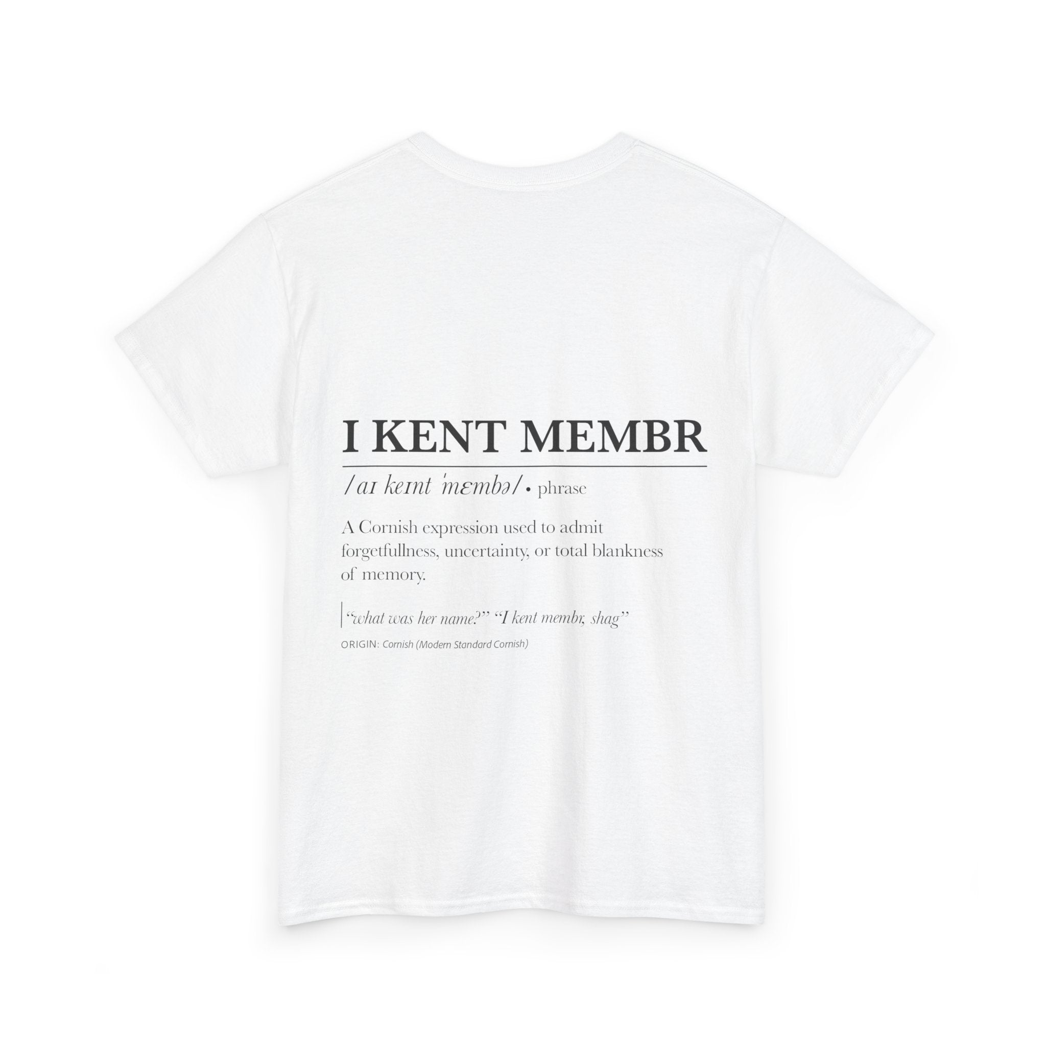'Owaree Pard - IKent Membr' Cornish Dictionary unisex Tee