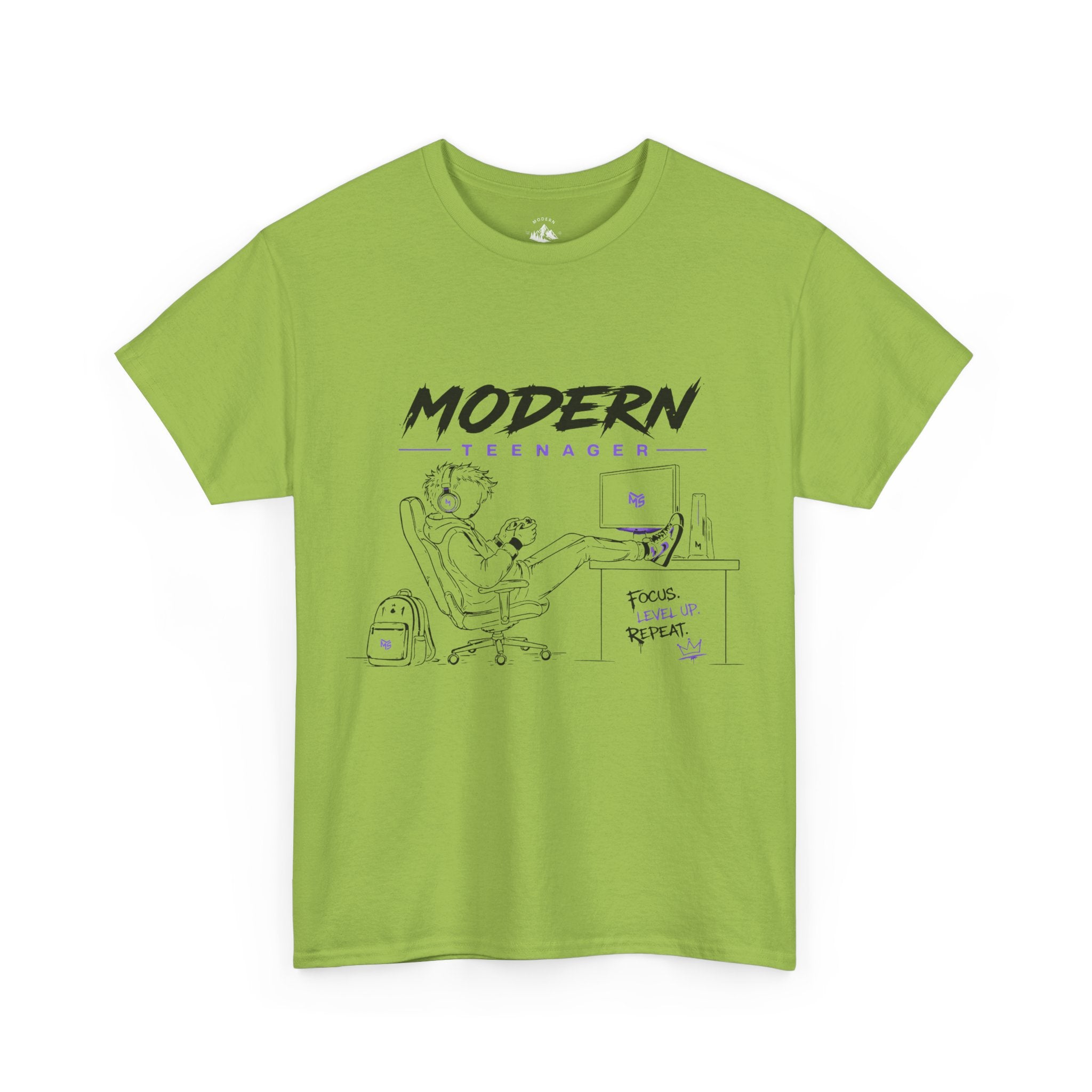 Modern Teenager Graphic Tee — Minimalist Office Humour T-Shirt