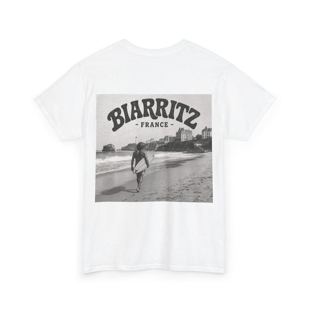 Vintage Biarritz Beach Surf Tee – Surf Town Classics T-Shirt