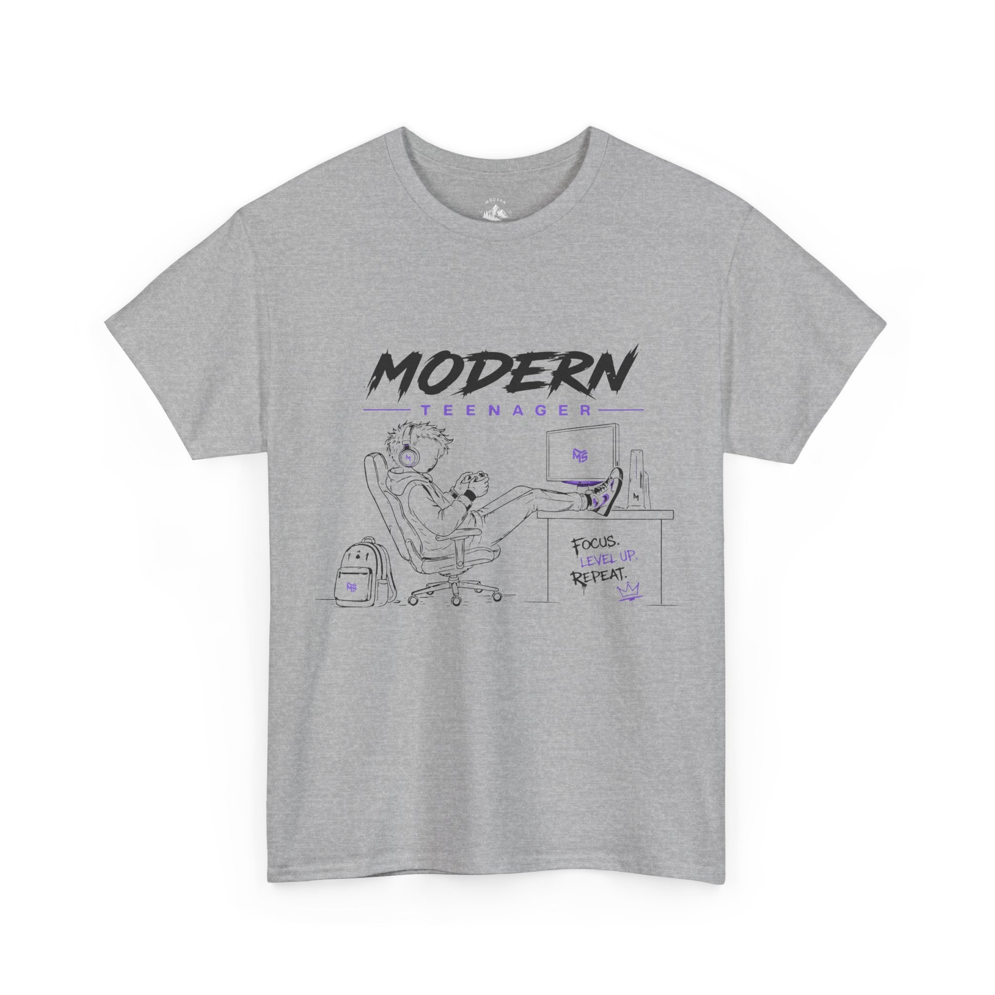 Modern Teenager Graphic Tee — Minimalist Office Humour T-Shirt