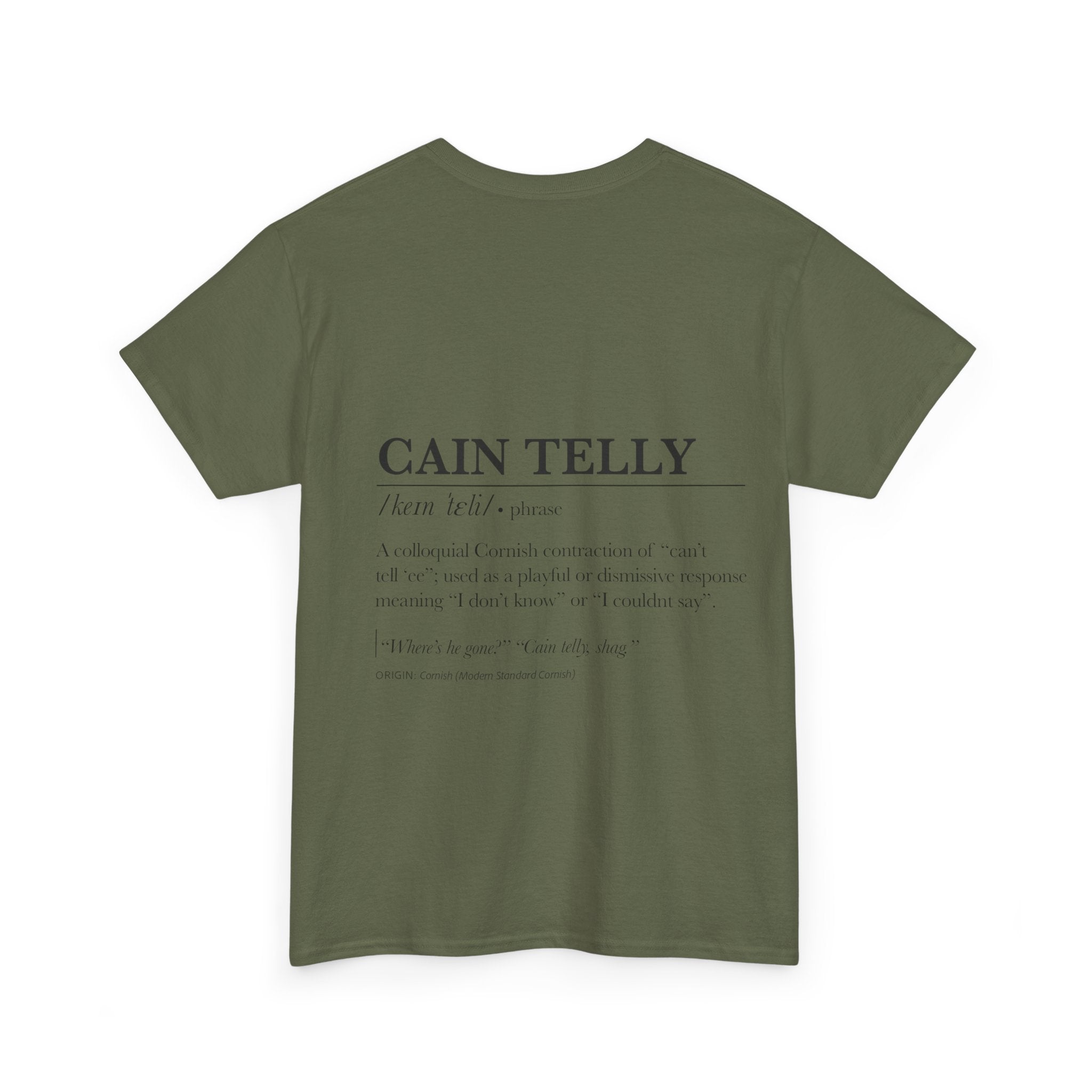 T-Shirt — 'Wasson Shag' Cornish Dictionary Unisex Tee