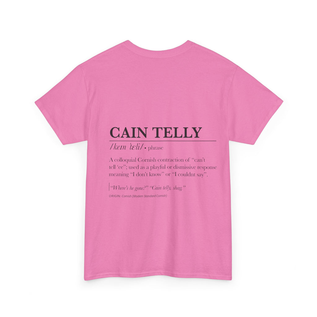 T-Shirt — 'Wasson Shag' Cornish Dictionary Unisex Tee
