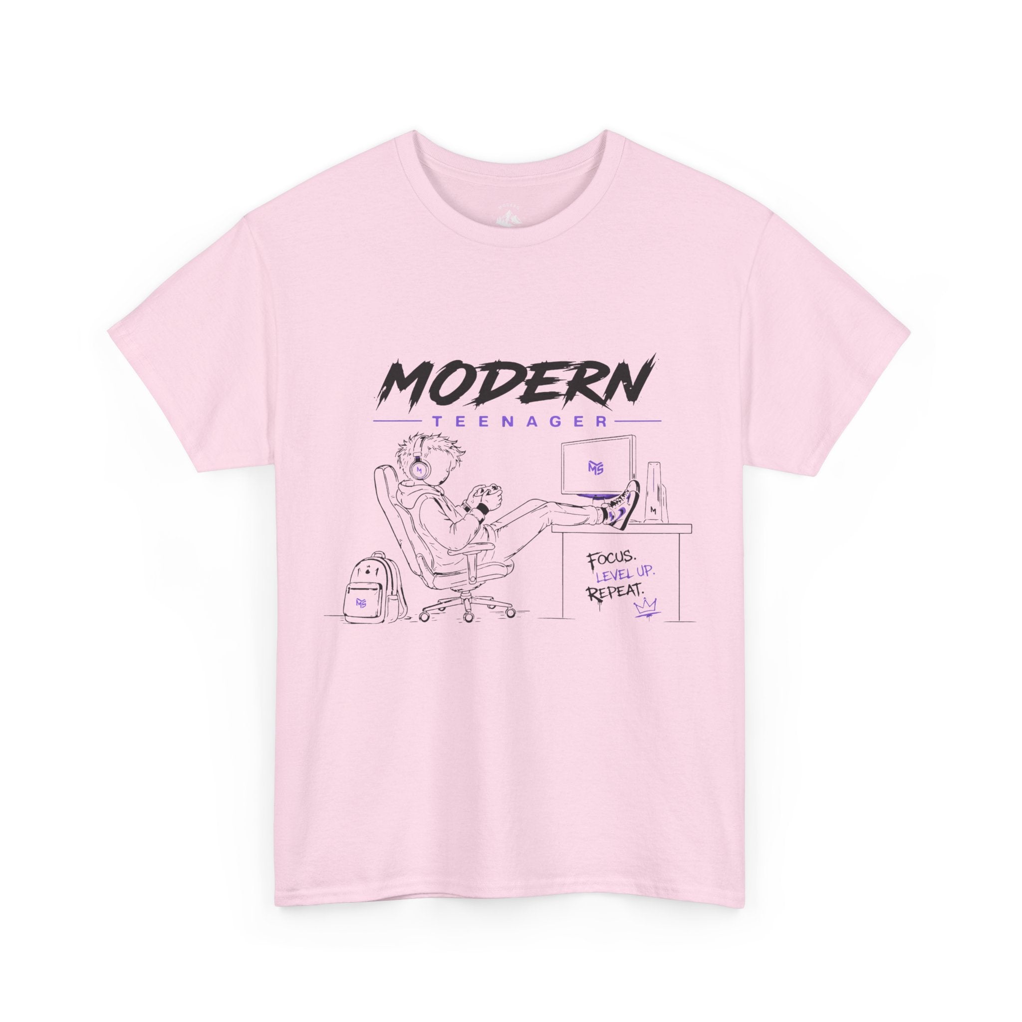 Modern Teenager Graphic Tee — Minimalist Office Humour T-Shirt