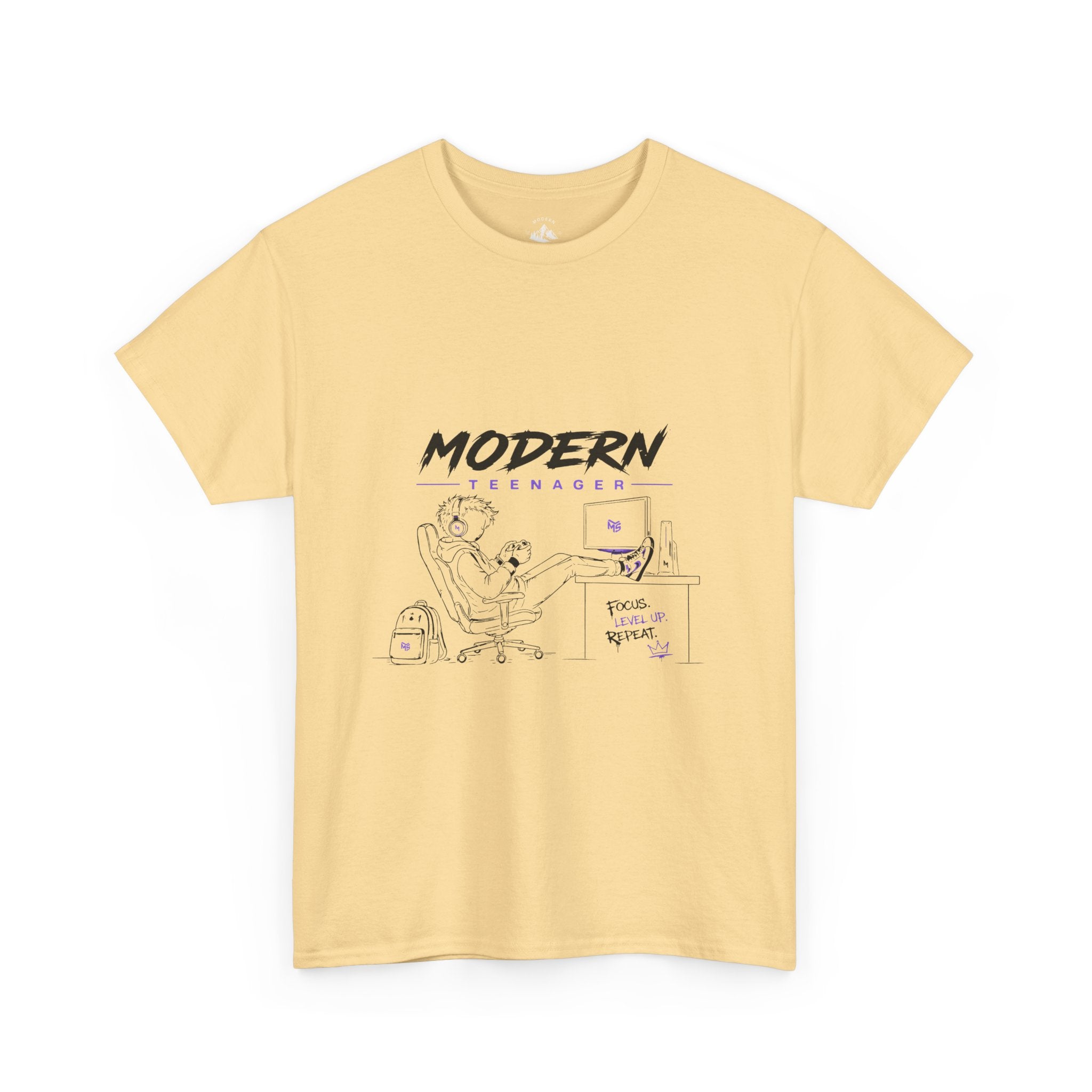 Modern Teenager Graphic Tee — Minimalist Office Humour T-Shirt