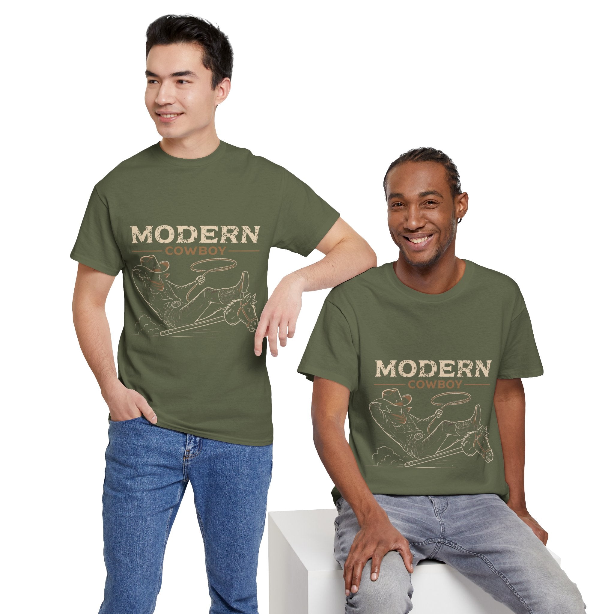Modern Cowboy v2 T-Shirt — Vintage Rodeo Graphic Tee