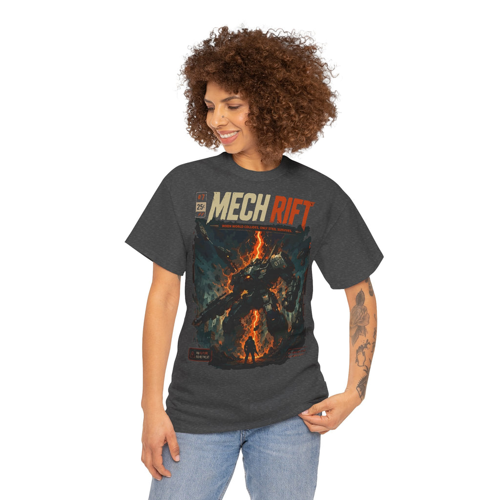 Mech Rift T‑Shirt — Sci‑Fi Mecha Poster Tee