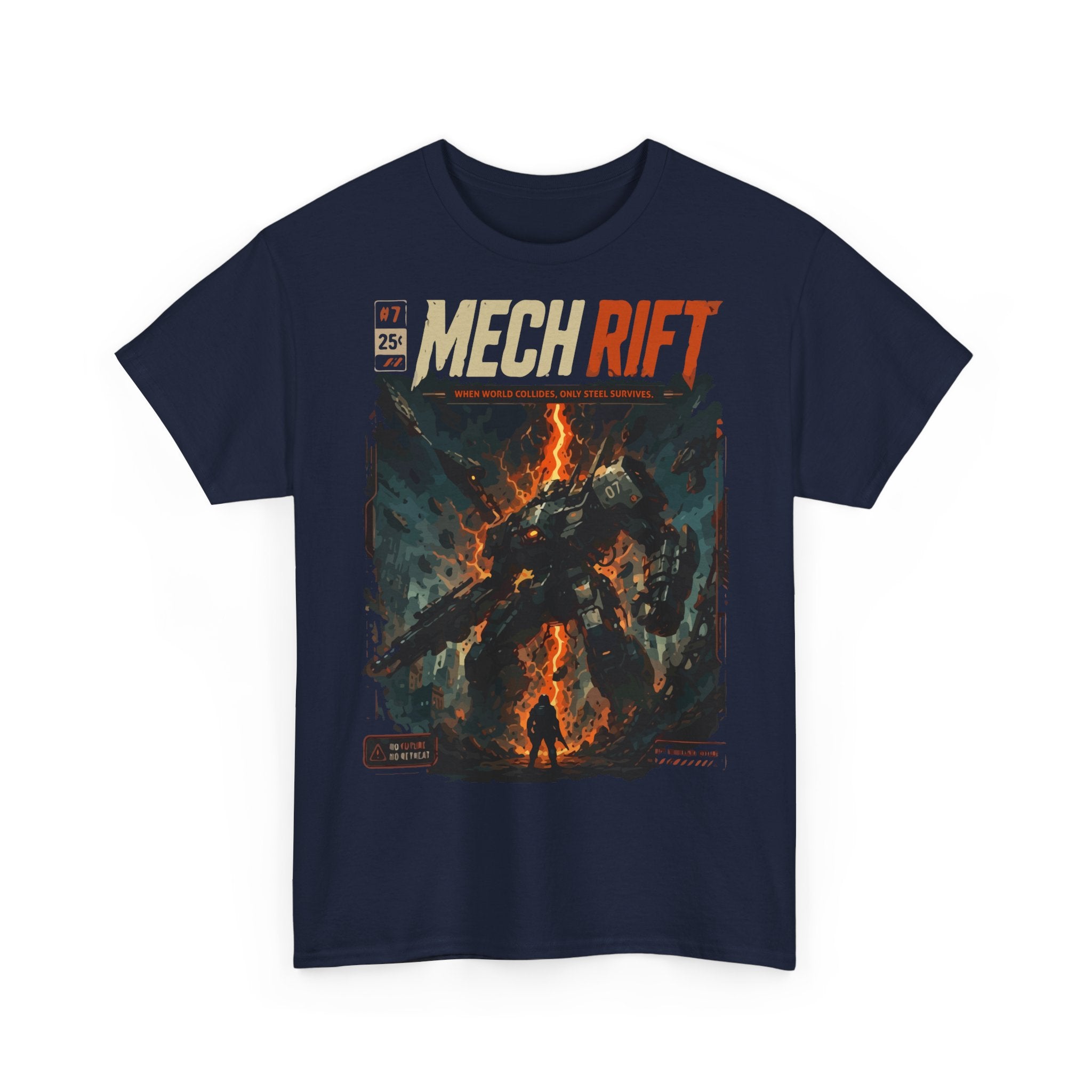 Mech Rift T‑Shirt — Sci‑Fi Mecha Poster Tee