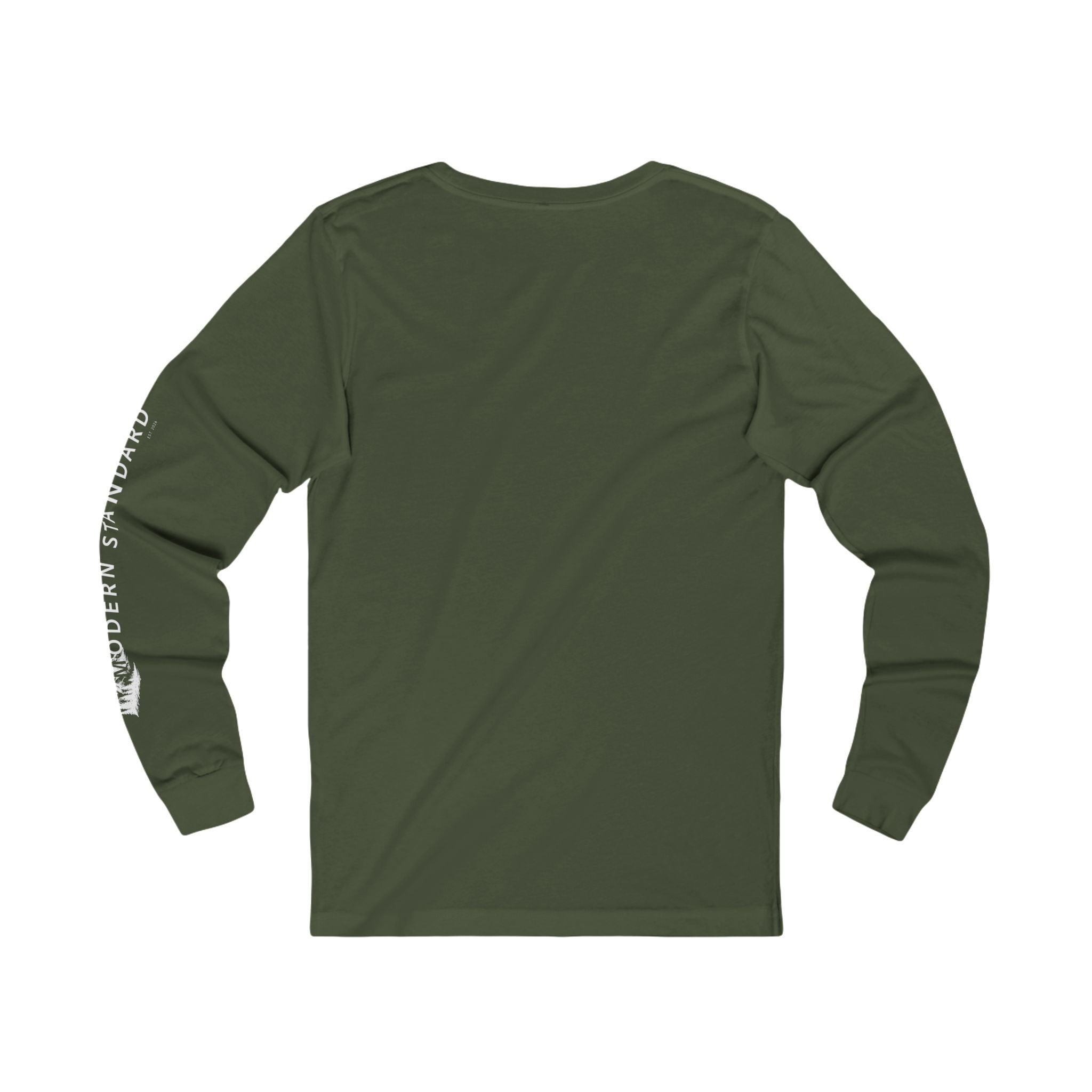 MS Logo Long Sleeve Tee — Minimalist Streetwear with Sleeve Text
