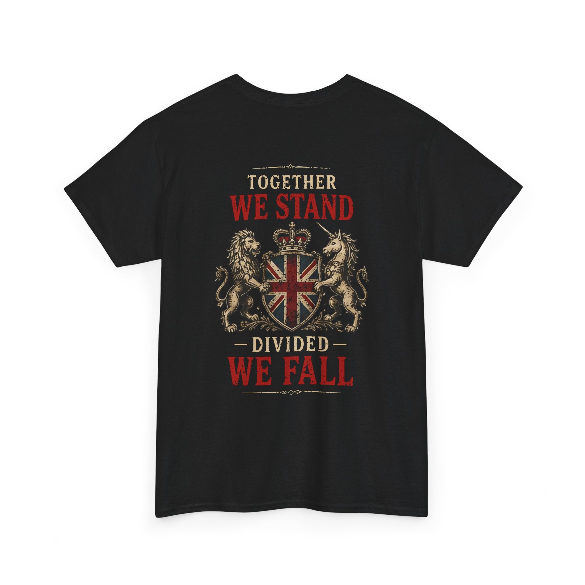 Mens Unite The Kingdom T‑Shirt — Union Jack Vintage Patriotic Tee