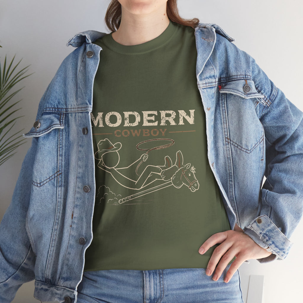 Modern Cowboy T-Shirt v1— Retro Rodeo Graphic Tee