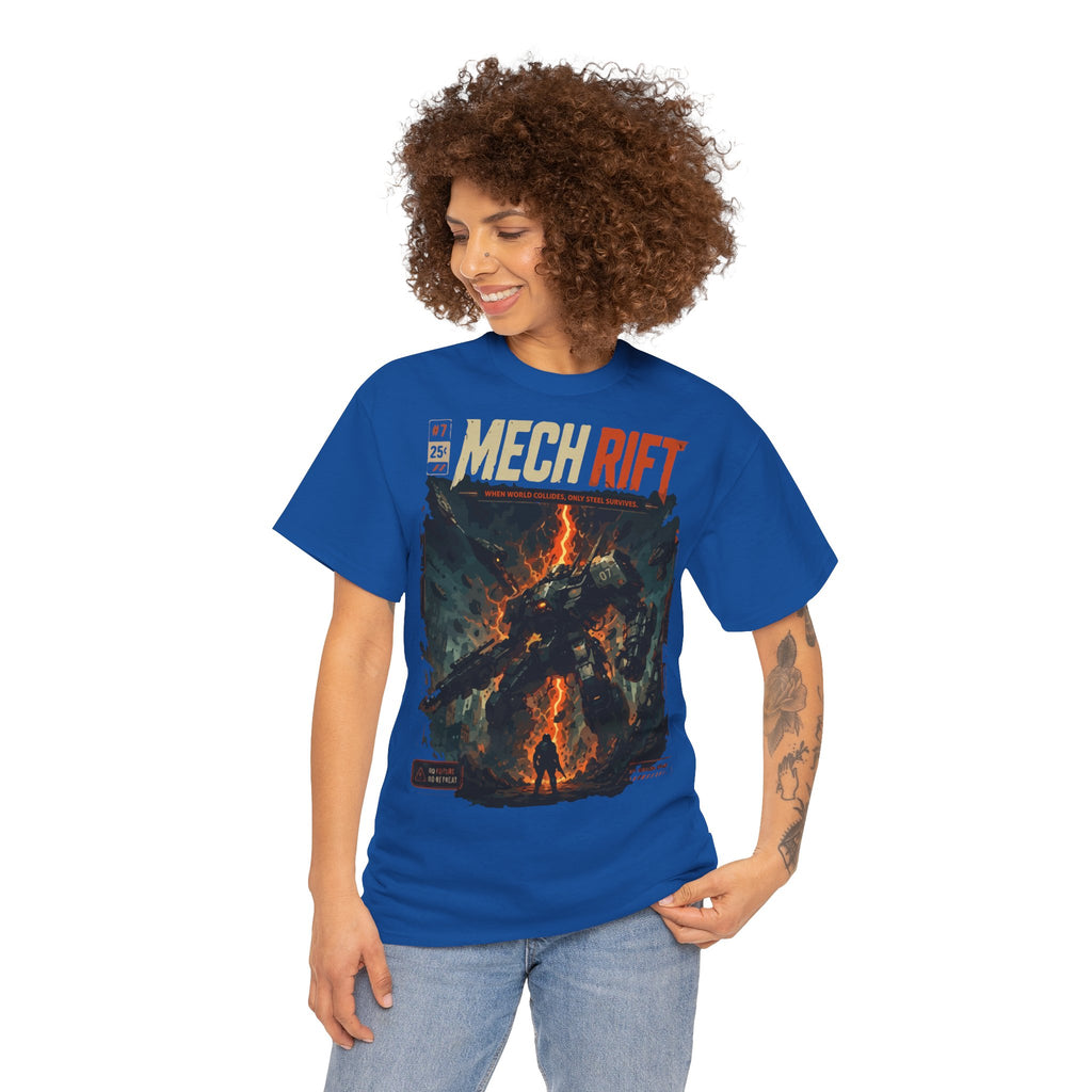 Mech Rift T‑Shirt — Sci‑Fi Mecha Poster Tee