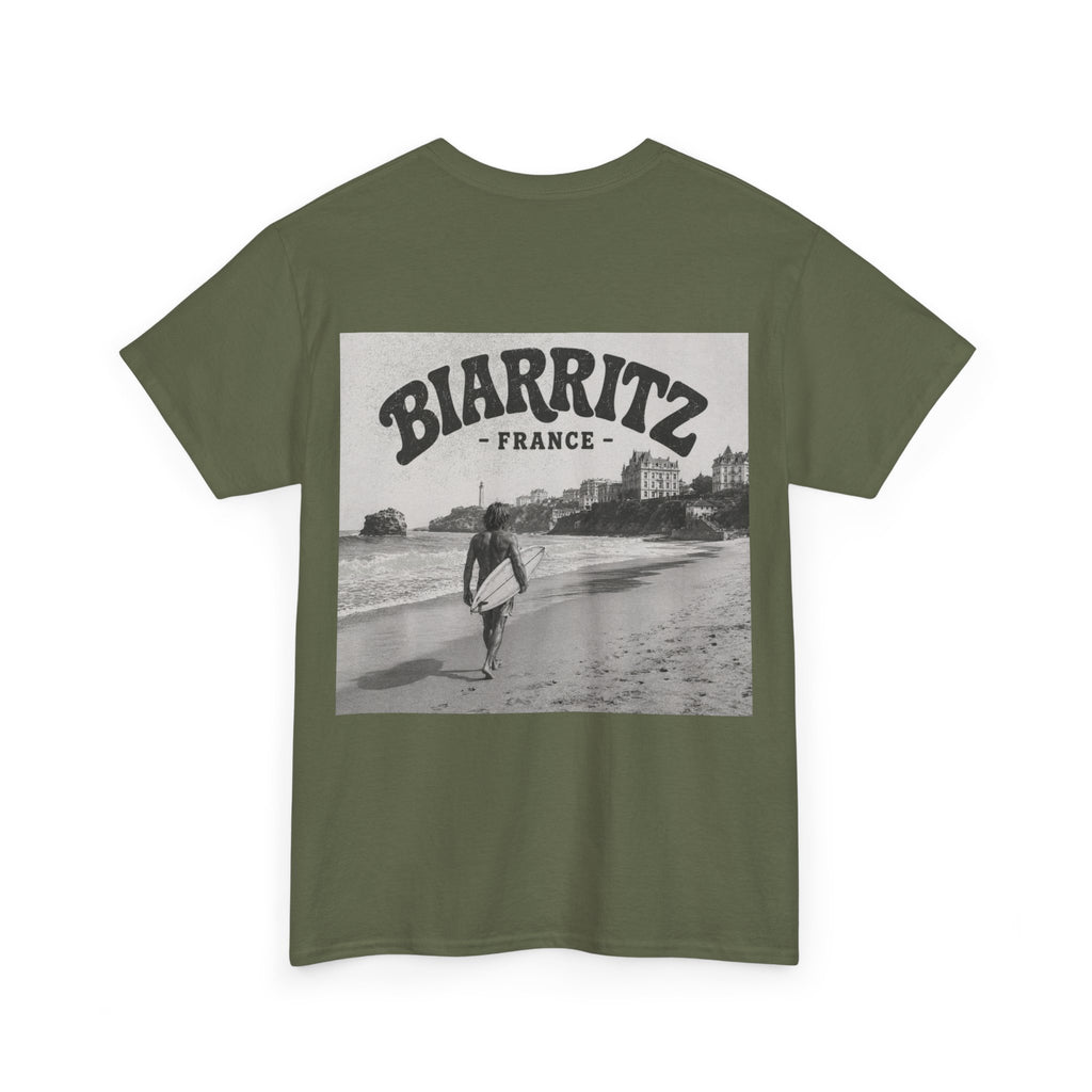 Vintage Biarritz Beach Surf Tee – Surf Town Classics T-Shirt
