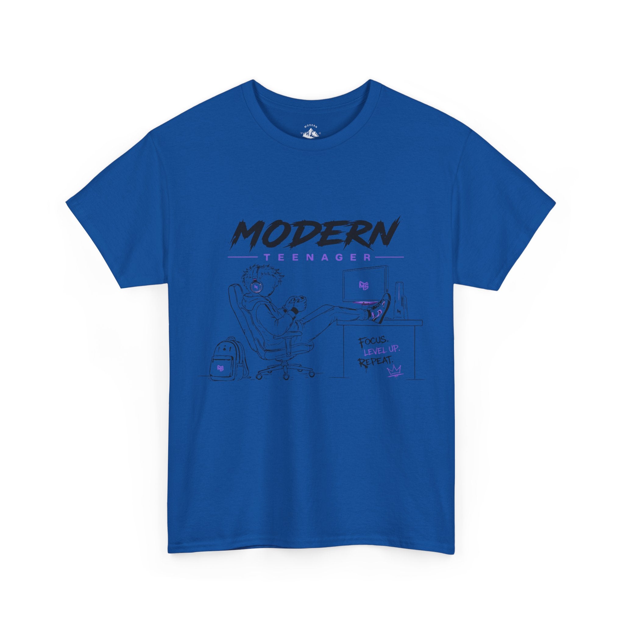 Modern Teenager Graphic Tee — Minimalist Office Humour T-Shirt