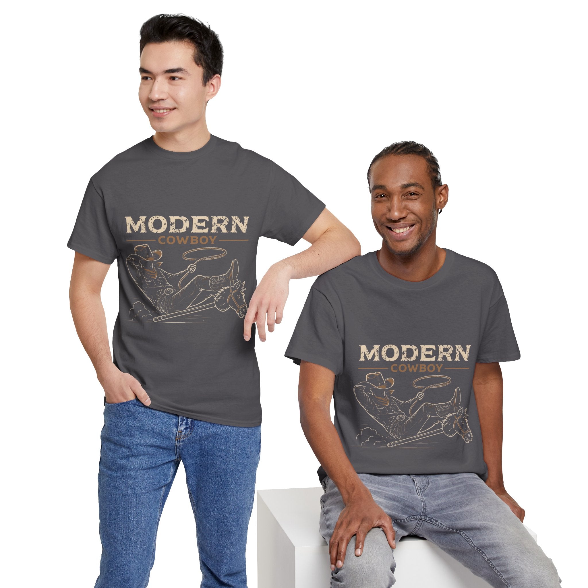 Modern Cowboy v2 T-Shirt — Vintage Rodeo Graphic Tee