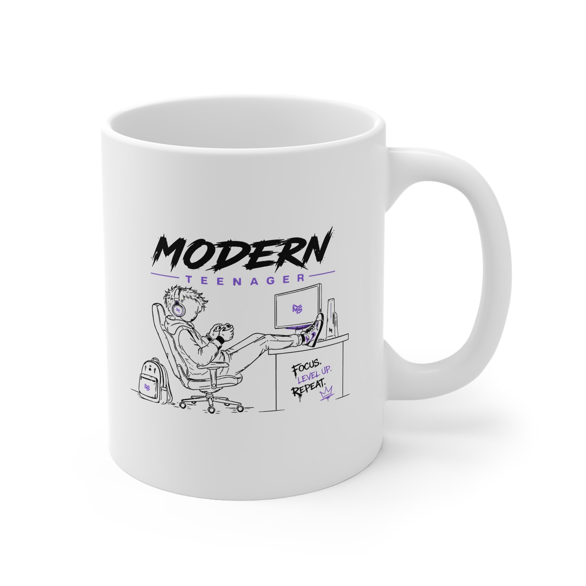 Modern Teenager Mug — Funny Teen Gamer Coffee Cup
