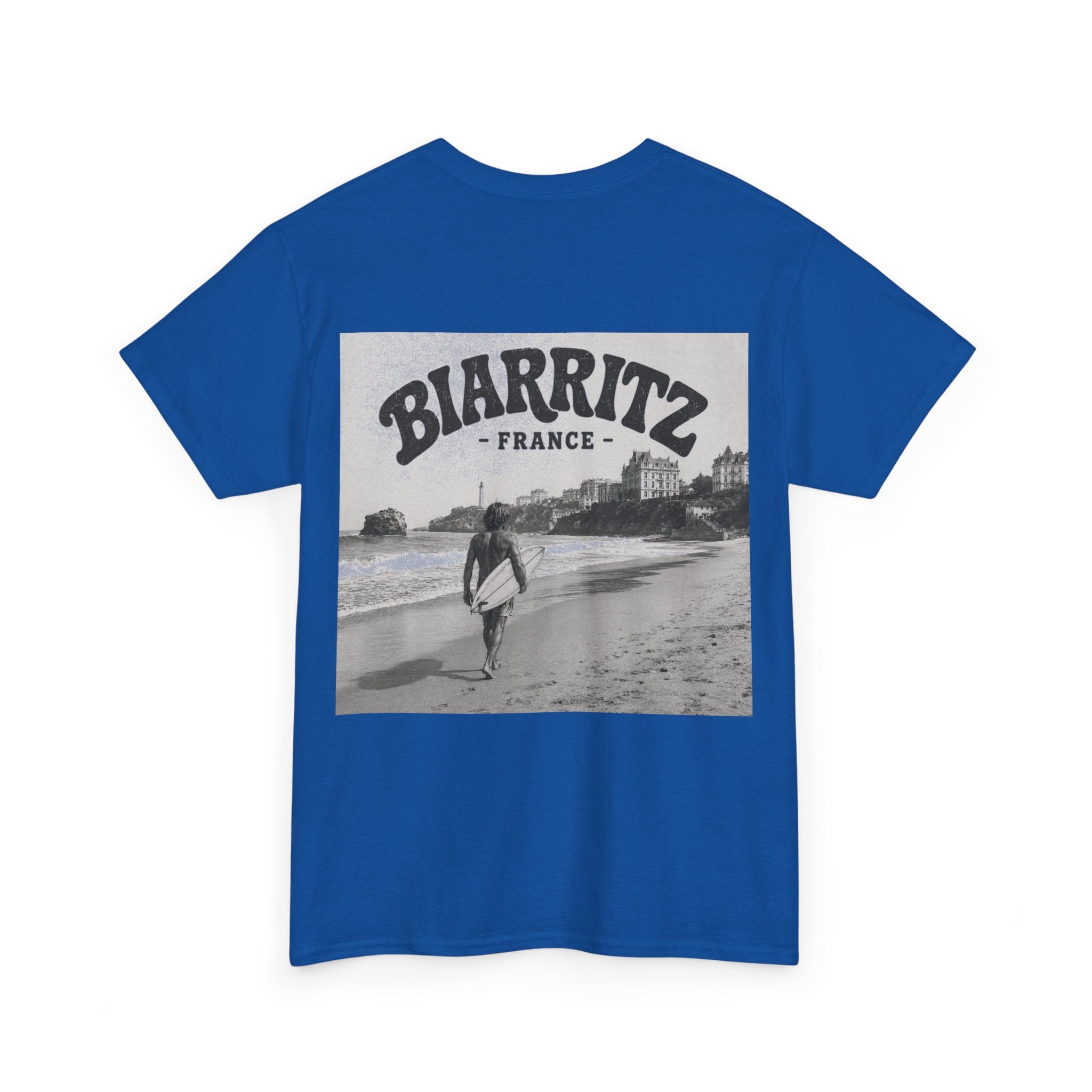 Vintage Biarritz Beach Surf Tee – Surf Town Classics T-Shirt
