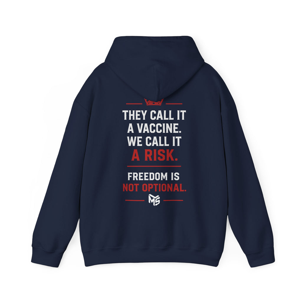 Hoodie - "Just Say No To MRNA Jabs" Freedom Anti-Mandate Protest Hoodie
