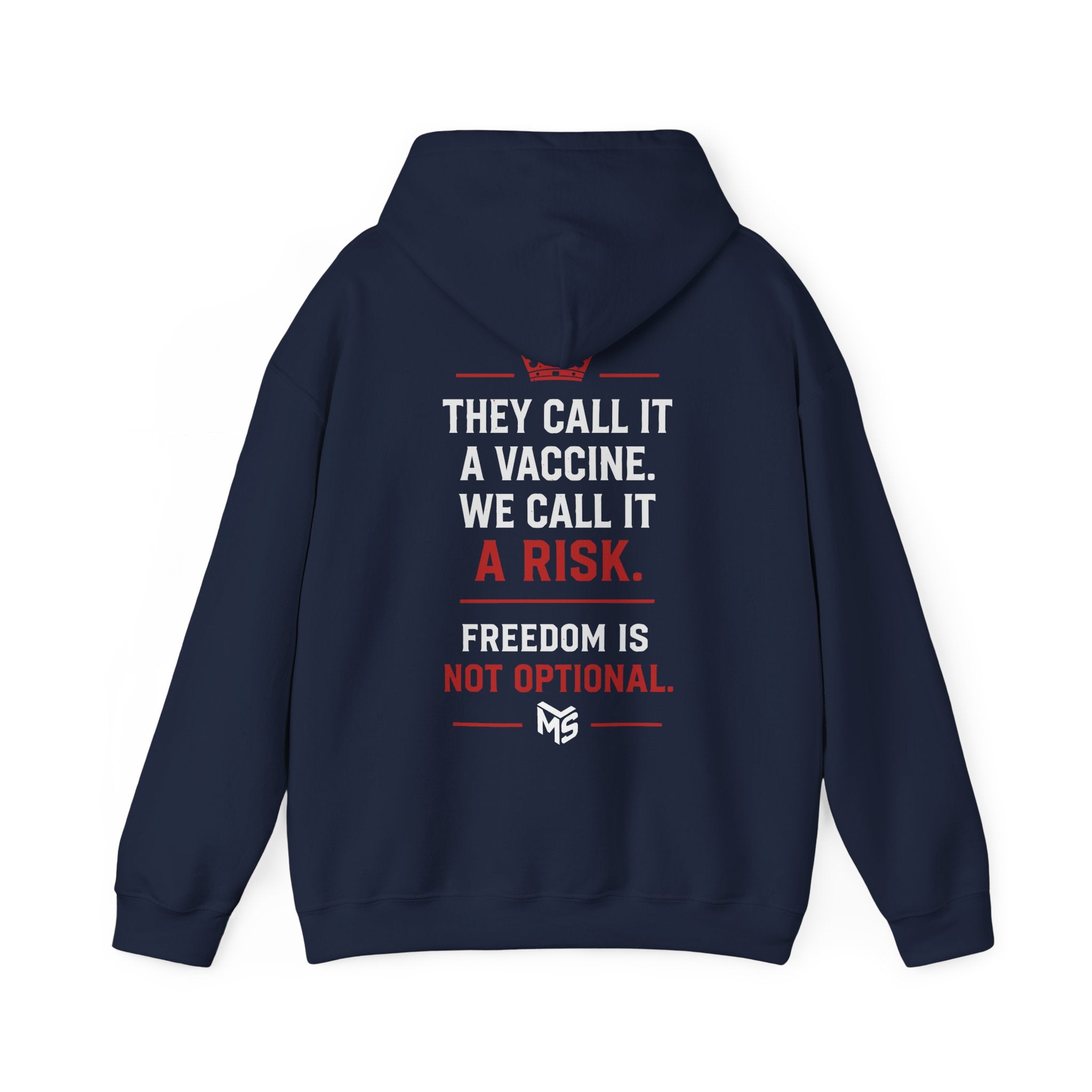 Hoodie - "Just Say No To MRNA Jabs" Freedom Anti-Mandate Protest Hoodie