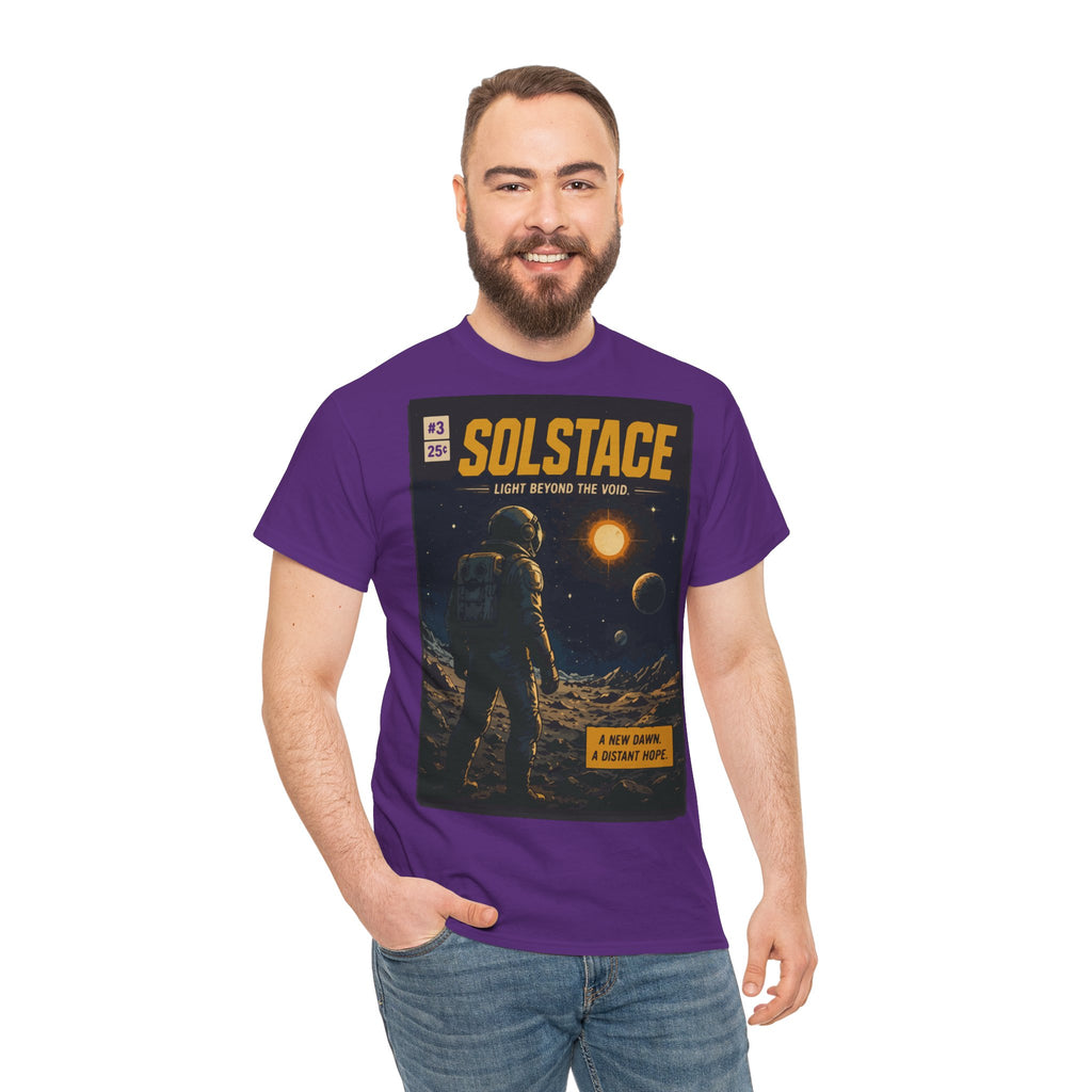 Solstice Space Tee — Astronaut Moon Poster Graphic T-Shirt