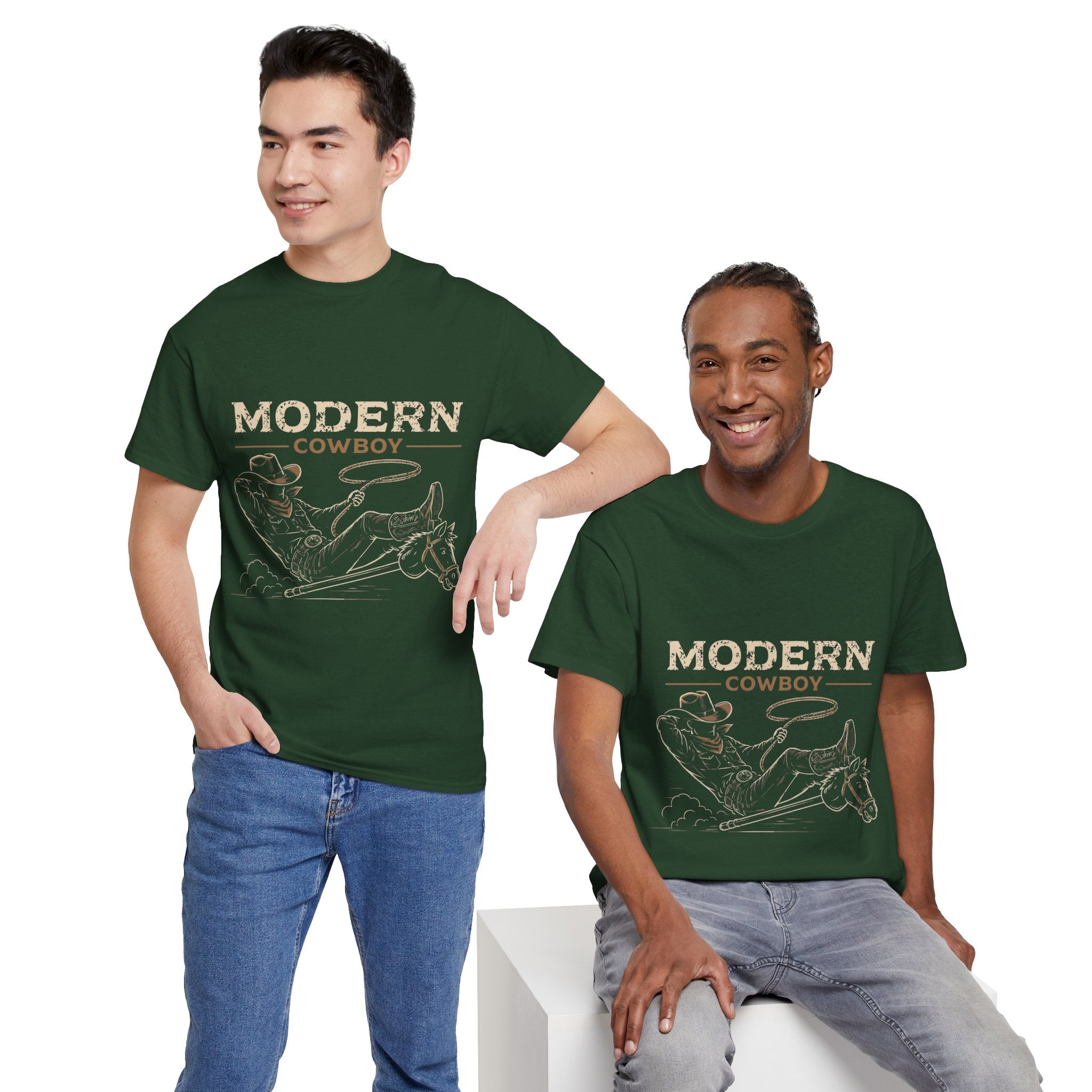 Modern Cowboy v2 T-Shirt — Vintage Rodeo Graphic Tee