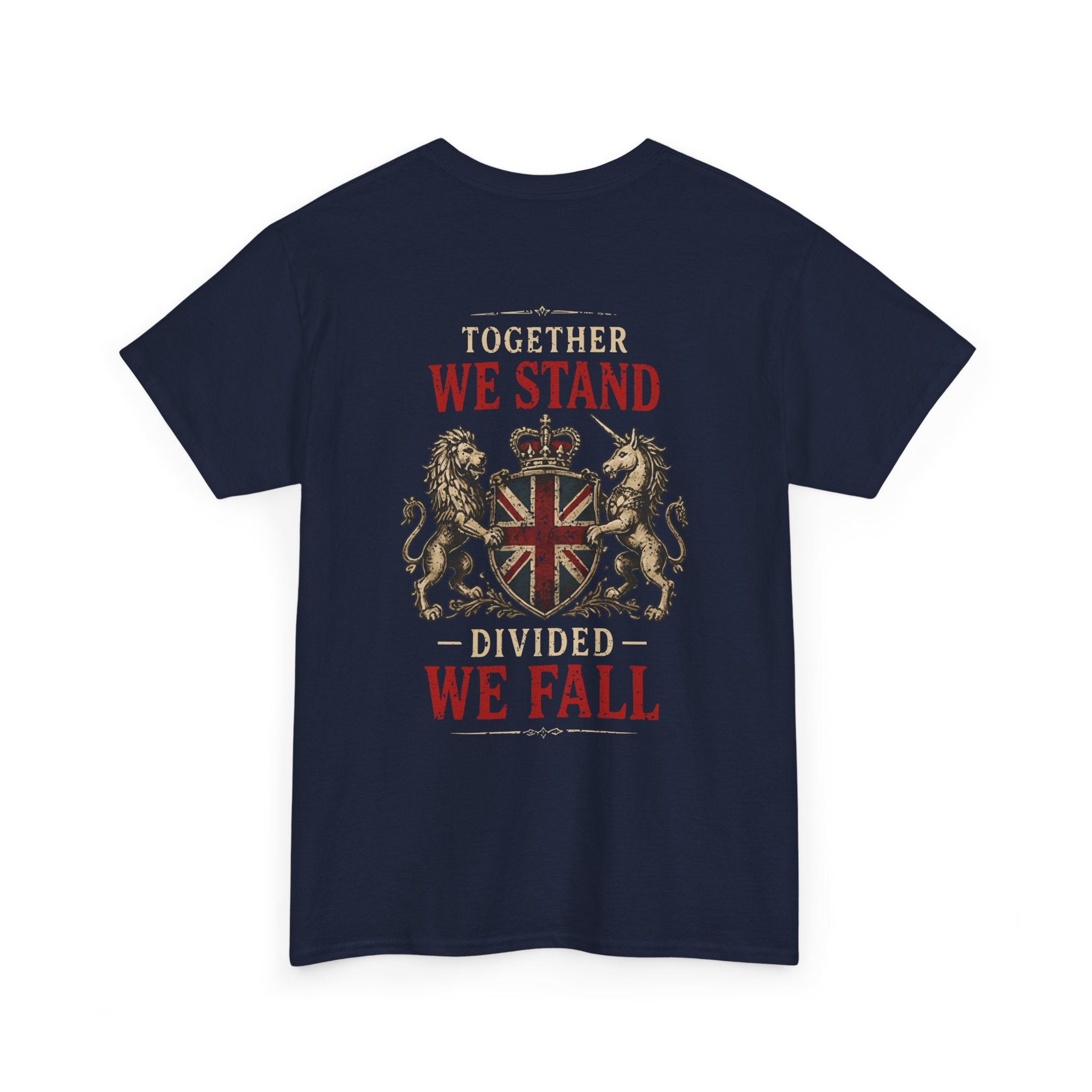 Mens Unite The Kingdom T‑Shirt — Union Jack Vintage Patriotic Tee