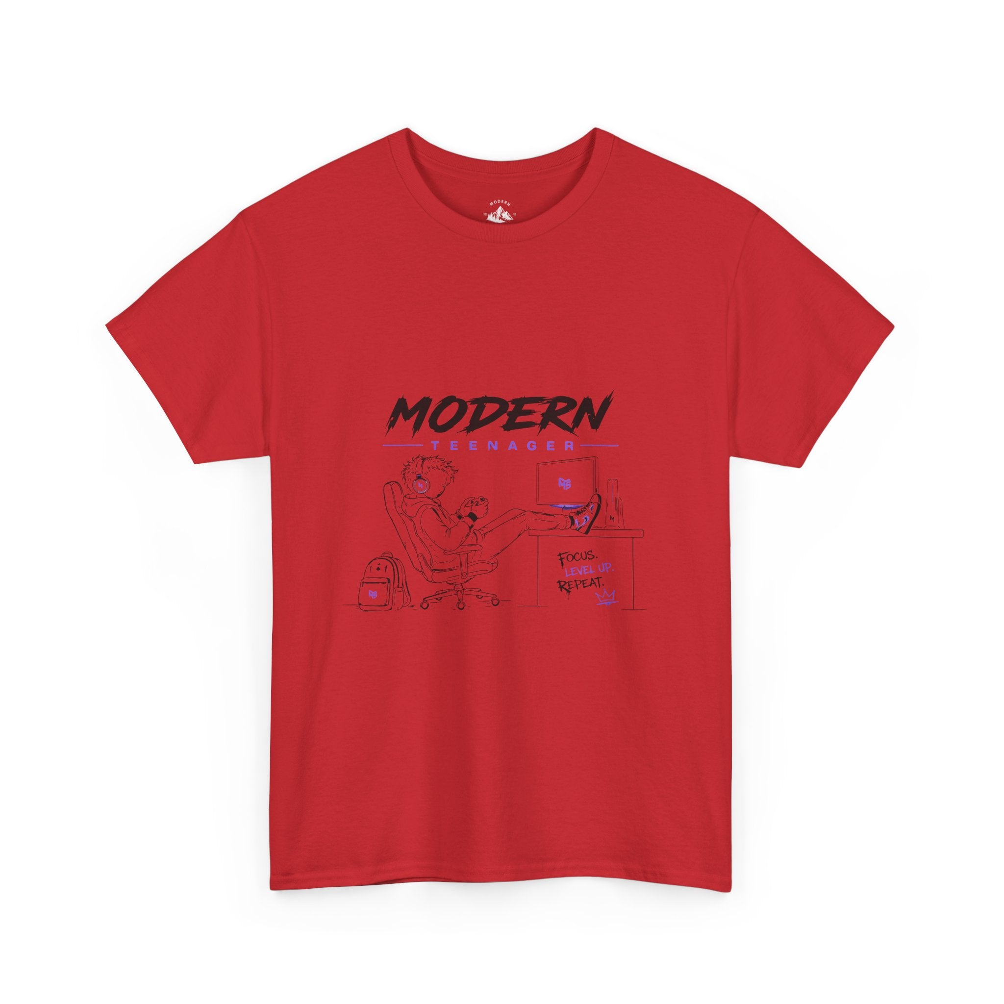 Modern Teenager Graphic Tee — Minimalist Office Humour T-Shirt