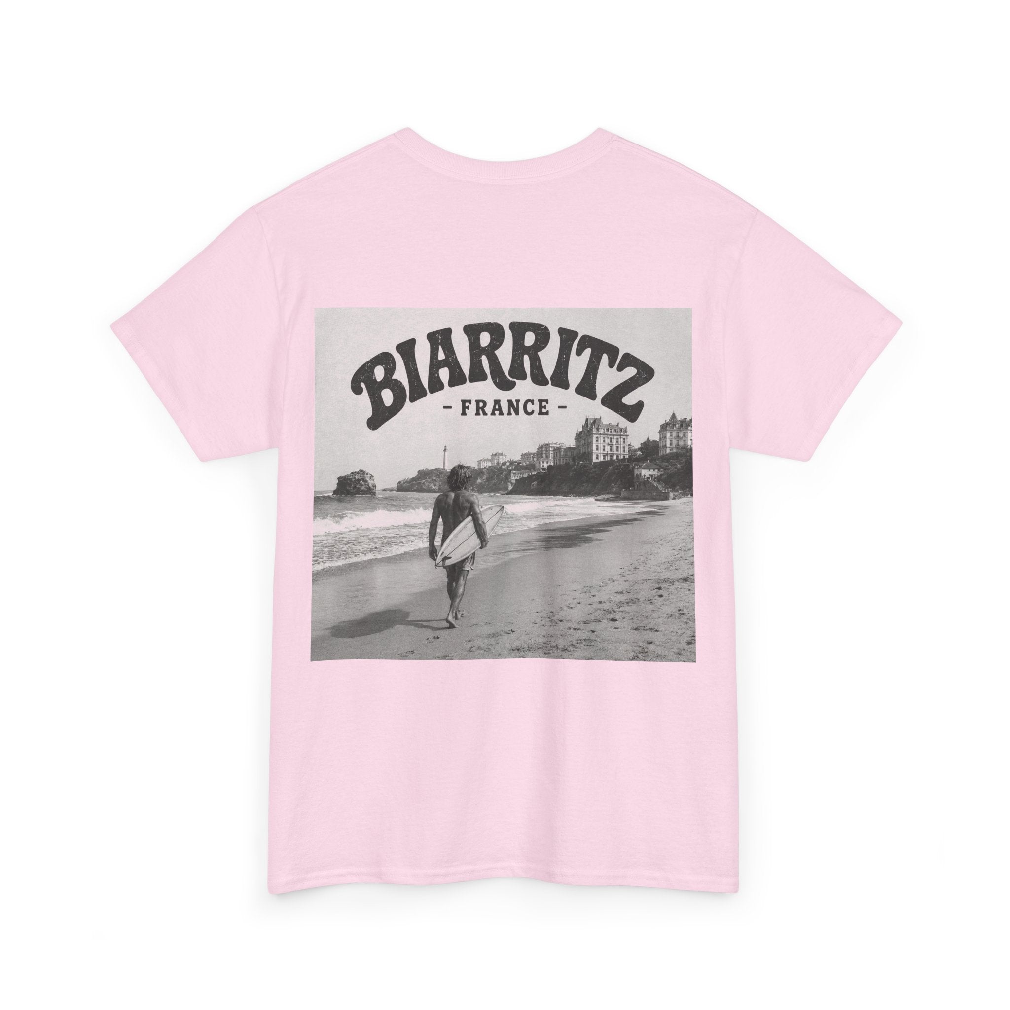 Vintage Biarritz Beach Surf Tee – Surf Town Classics T-Shirt