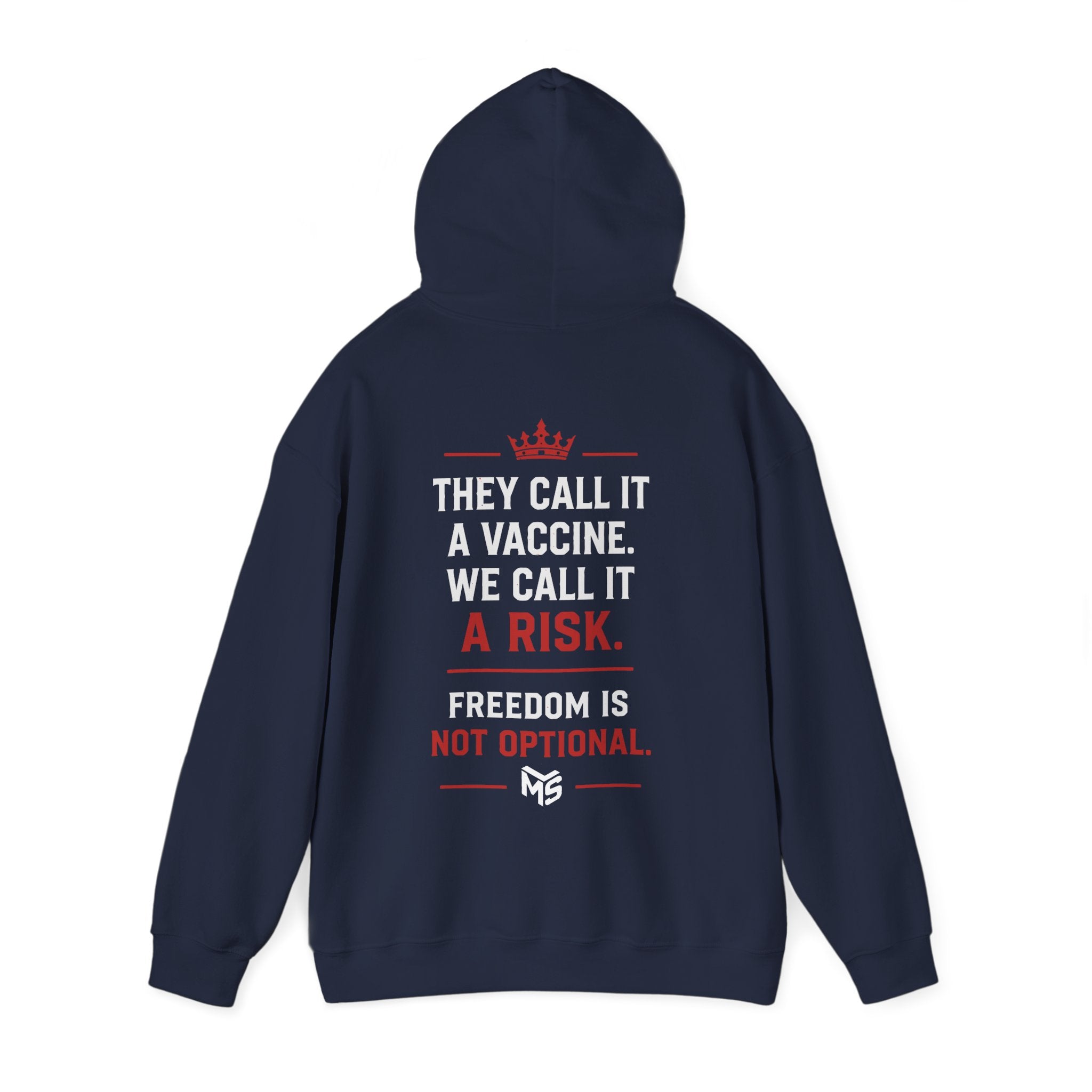 Hoodie - "Just Say No To MRNA Jabs" Freedom Anti-Mandate Protest Hoodie