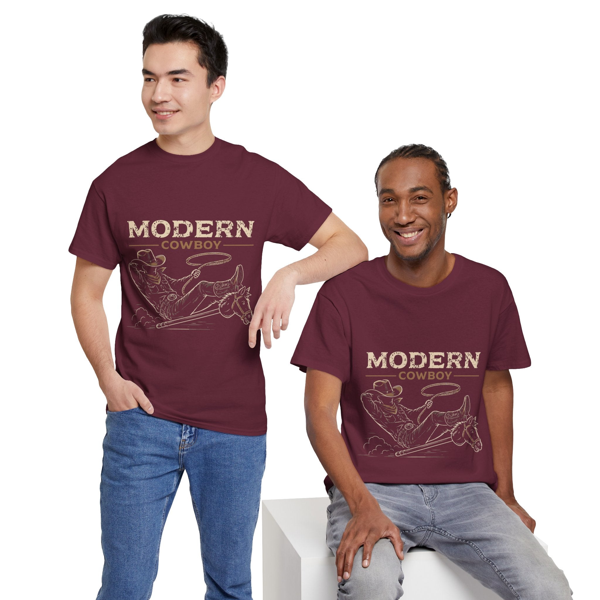 Modern Cowboy v2 T-Shirt — Vintage Rodeo Graphic Tee