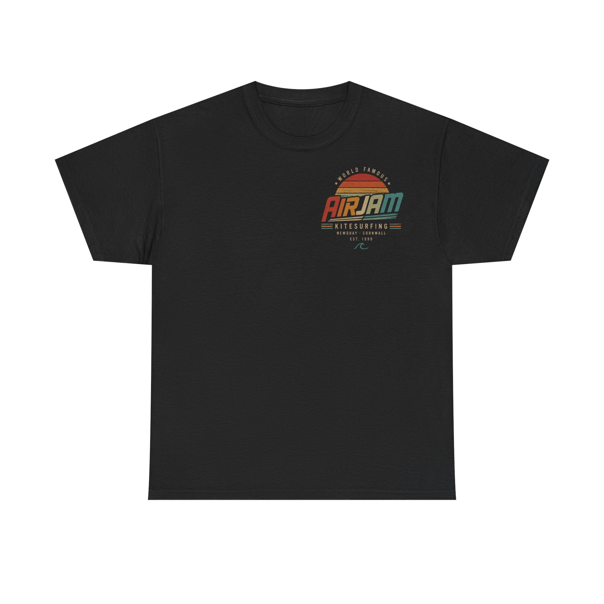 AirJam Kitesurfing  Tee - Retro Surf Sunset Graphic T-Shirt