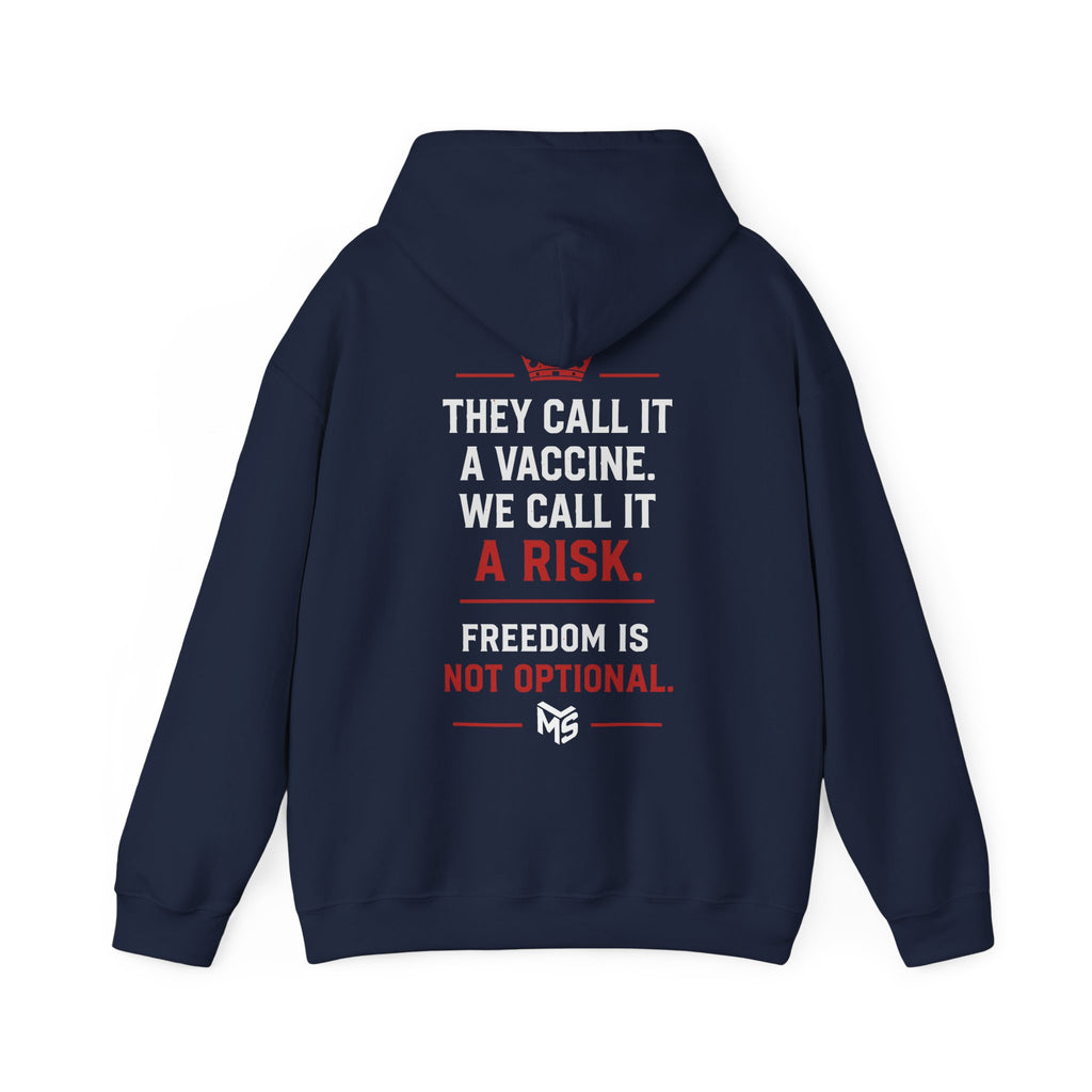 Hoodie - "Just Say No To MRNA Jabs" Freedom Anti-Mandate Protest Hoodie