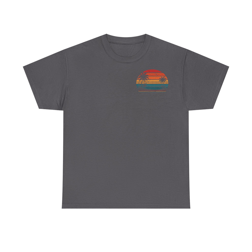 Retro 'No Rubbers Were Used' Car T‑Shirt — 70s Sunset Vintage Tee