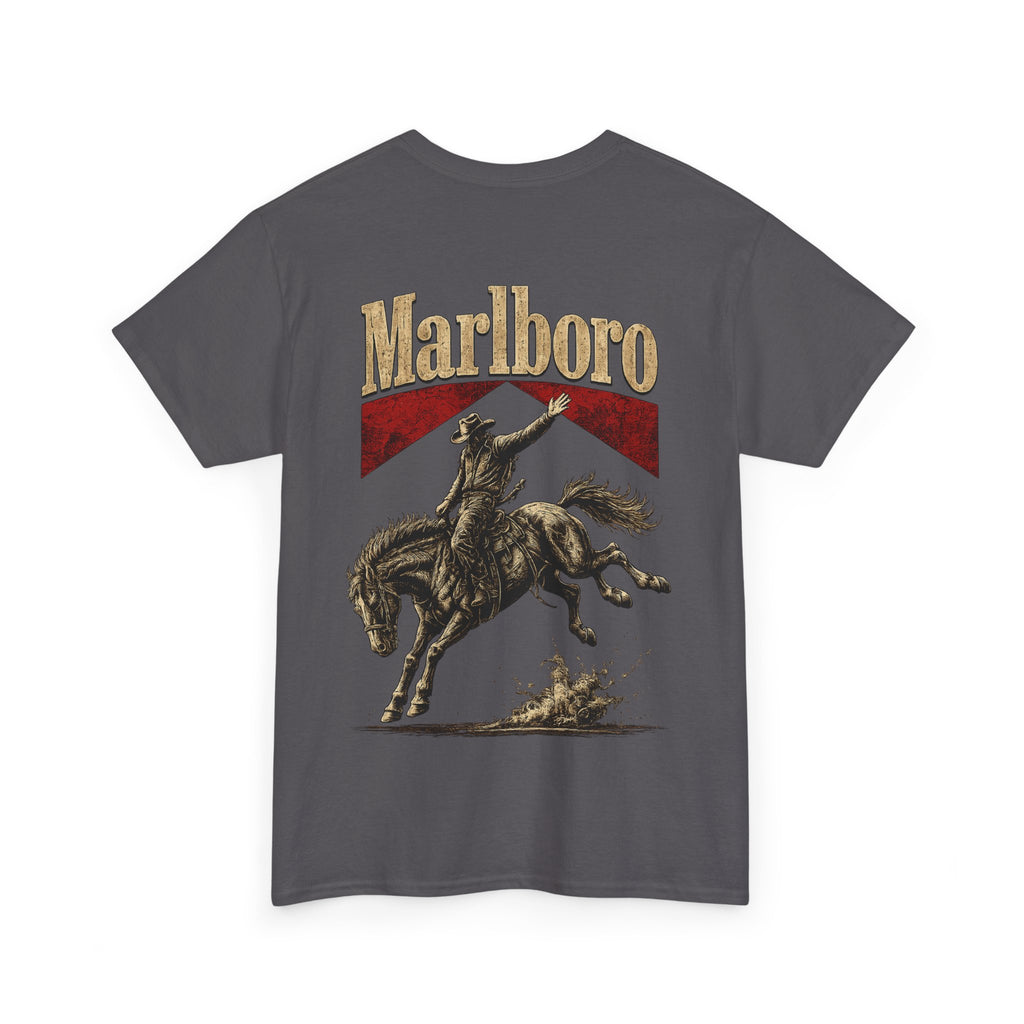 Vintage Marlboro Cowboy Rodeo T-Shirt —  Bucking Bronco Graphic Tee