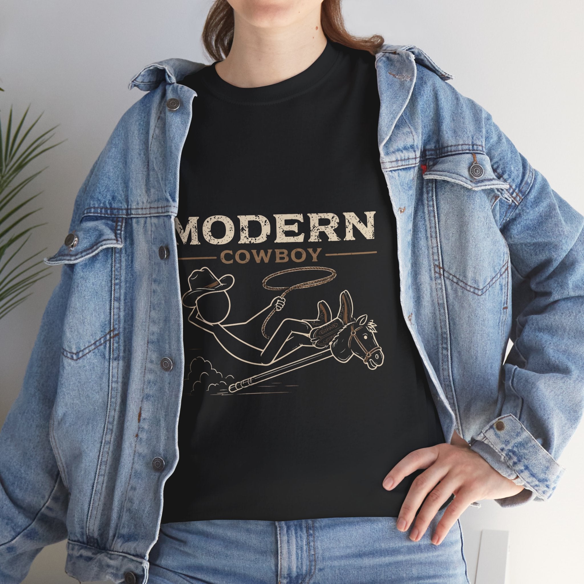 Modern Cowboy T-Shirt v1— Retro Rodeo Graphic Tee