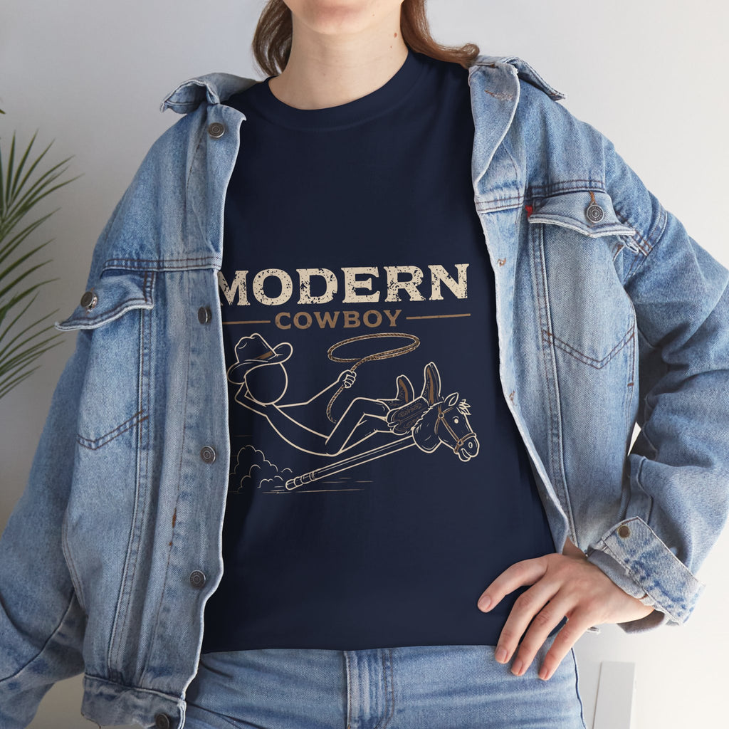 Modern Cowboy T-Shirt v1— Retro Rodeo Graphic Tee