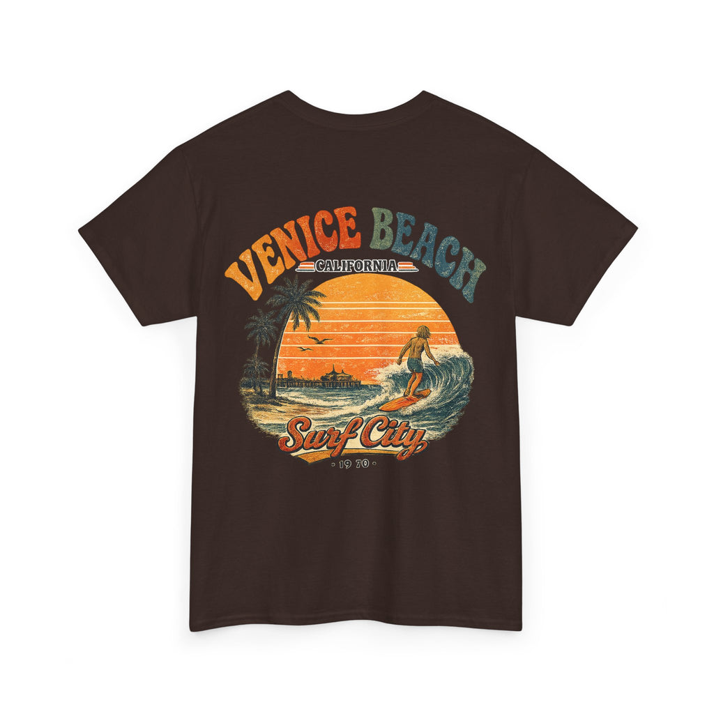 Venice Beach 1970's Surf Tee — Vintage Surf City Graphic T-Shirt