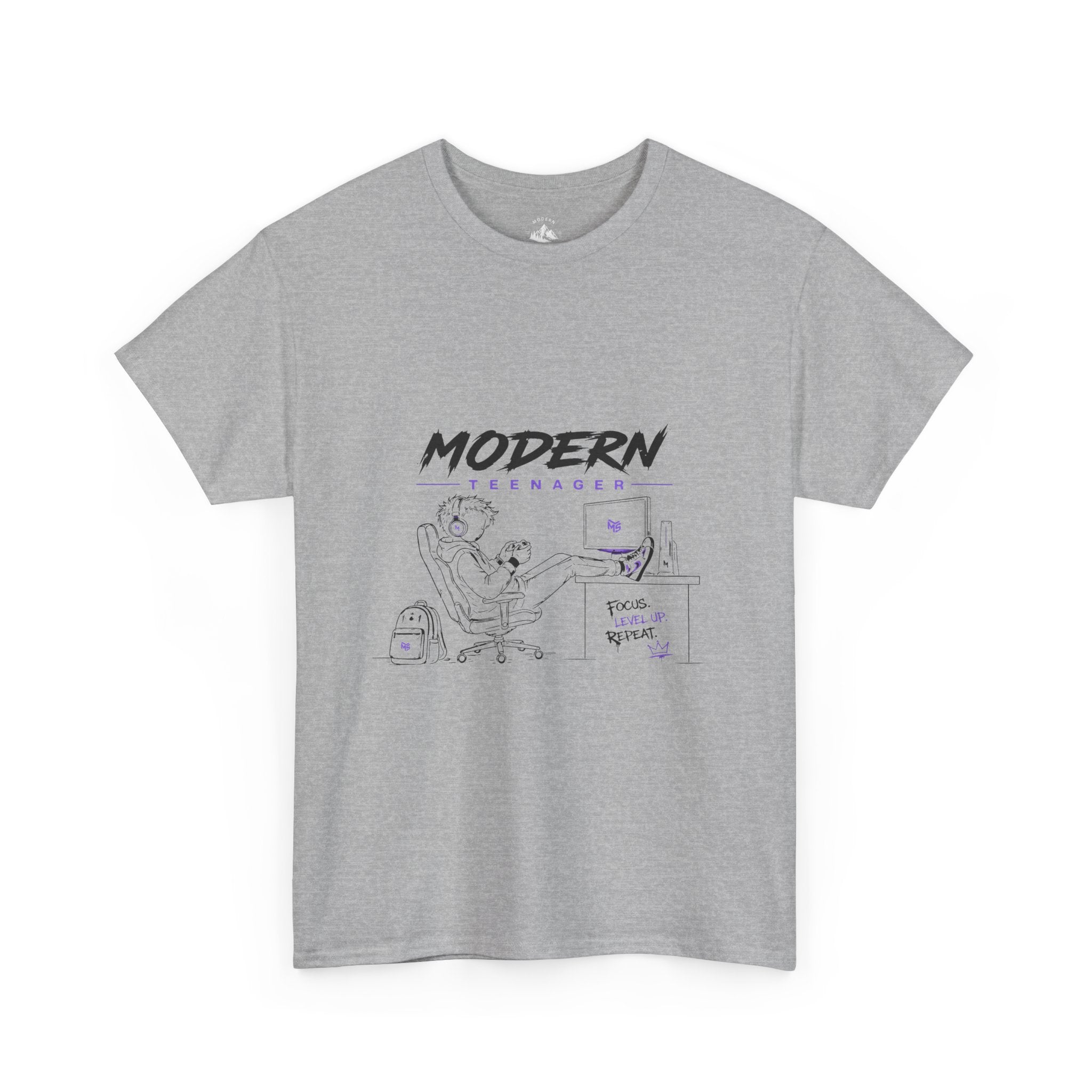 Modern Teenager Graphic Tee — Minimalist Office Humour T-Shirt