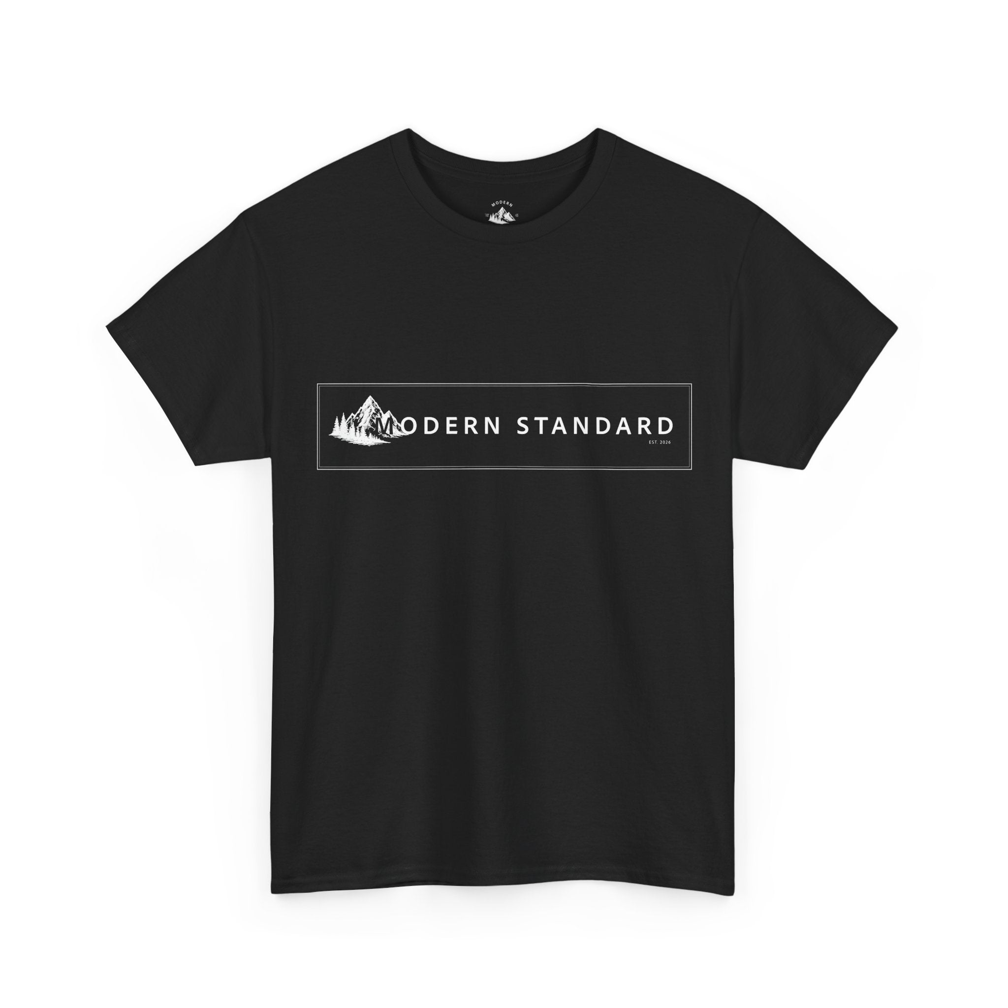 Modern Standard Mountain T‑Shirt — Vintage Outdoor Graphic Tee