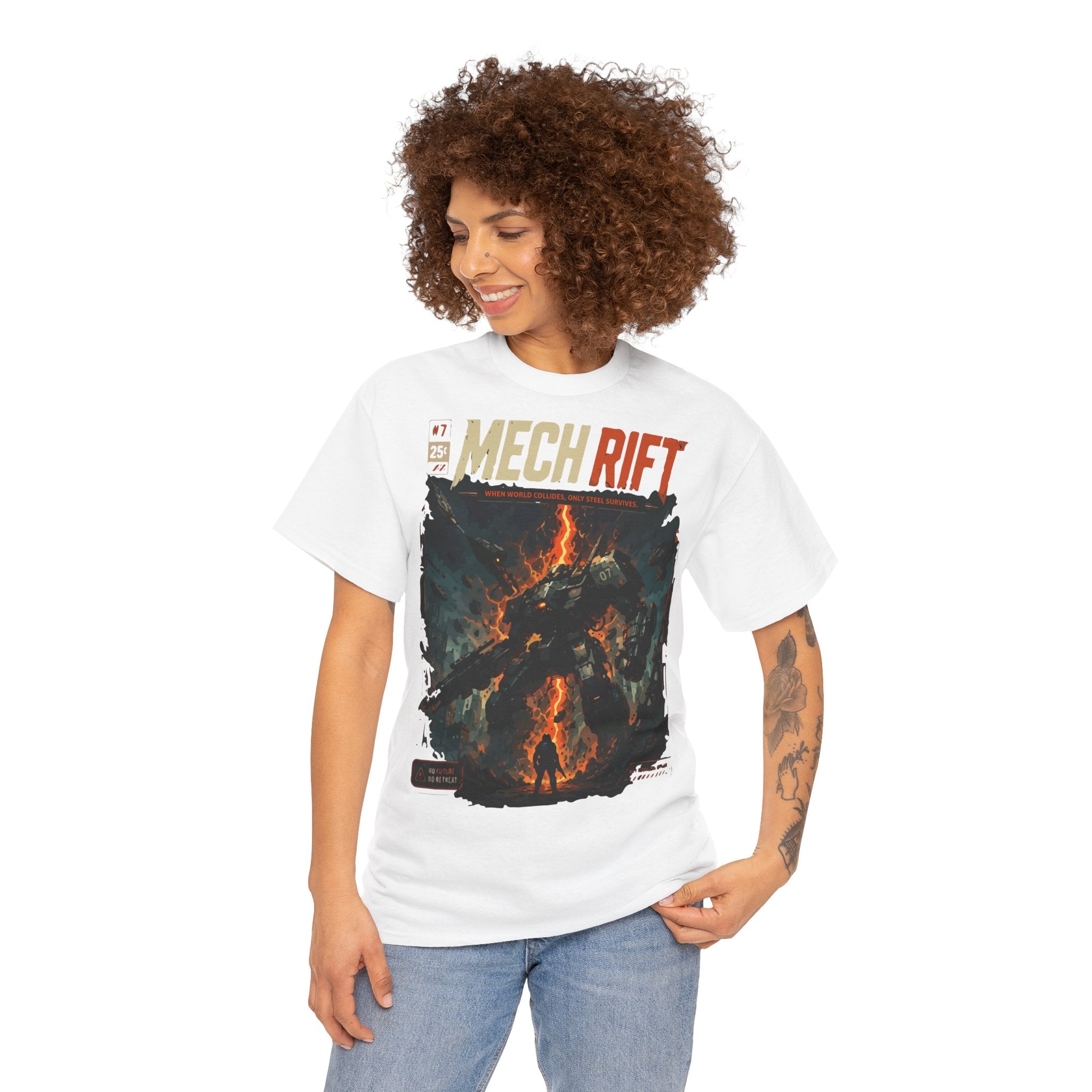 Mech Rift T‑Shirt — Sci‑Fi Mecha Poster Tee
