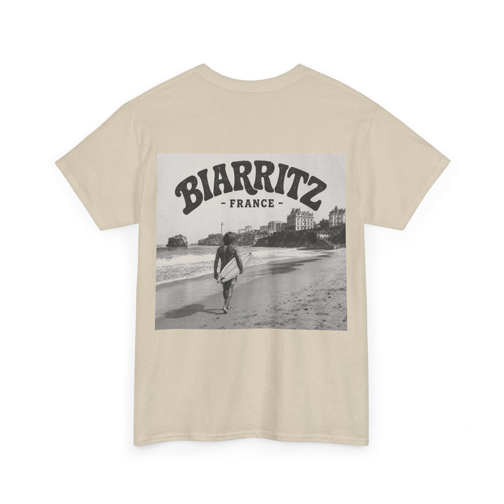 Vintage Biarritz Beach Surf Tee – Surf Town Classics T-Shirt