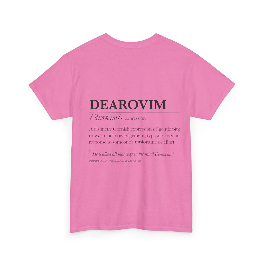 'Pizendown' & 'Dearovim' Unisex Cornish Dictionary Tee
