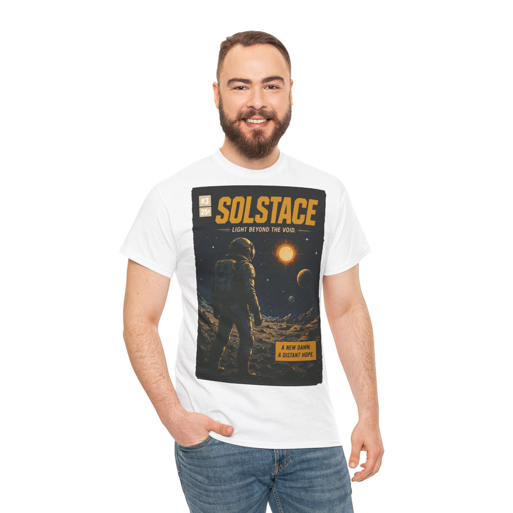 Solstice Space Tee — Astronaut Moon Poster Graphic T-Shirt