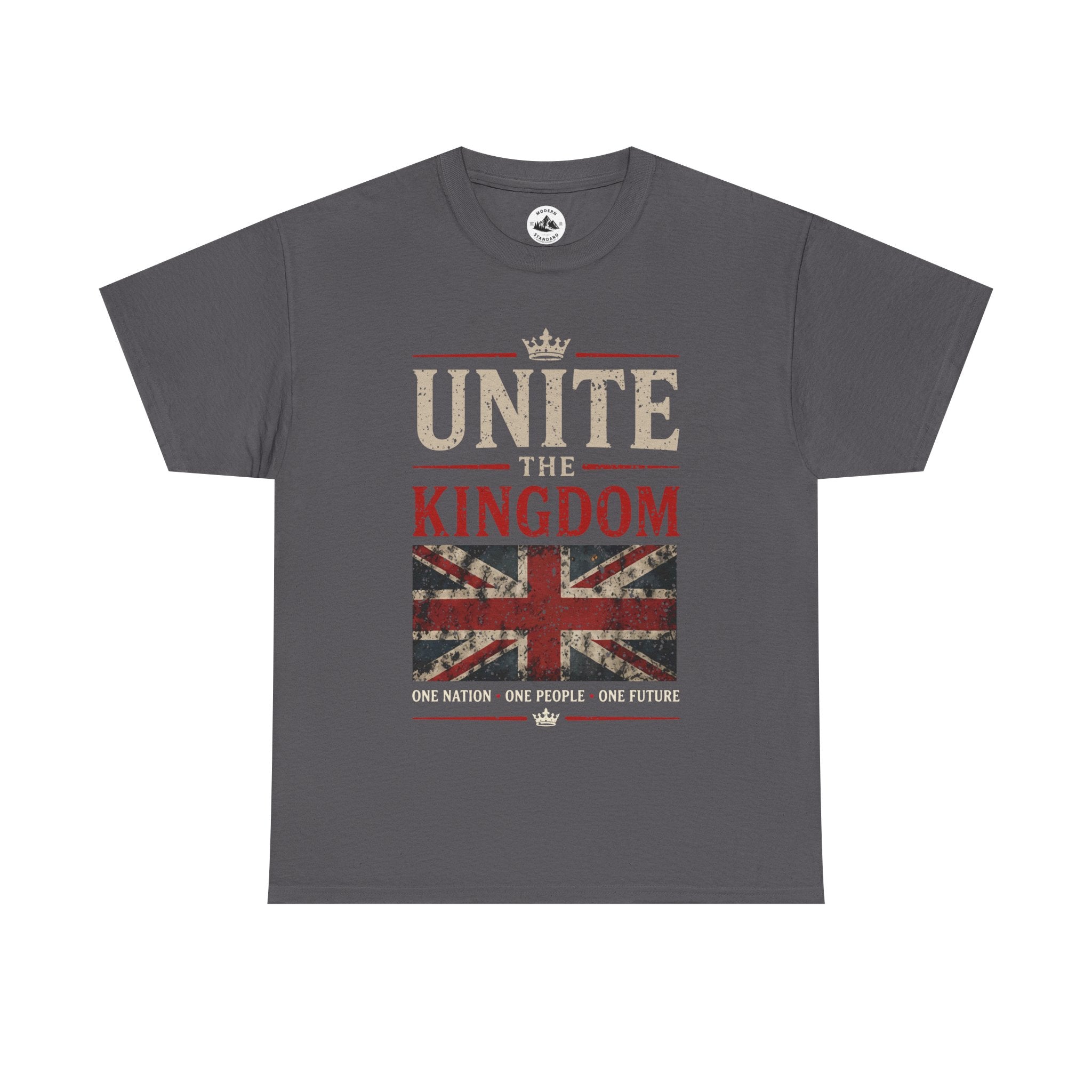 Mens Unite The Kingdom T‑Shirt — Union Jack Vintage Patriotic Tee