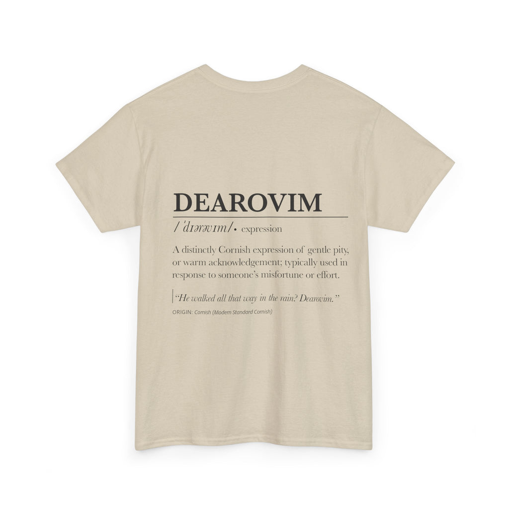 'Pizendown' & 'Dearovim' Unisex Cornish Dictionary Tee