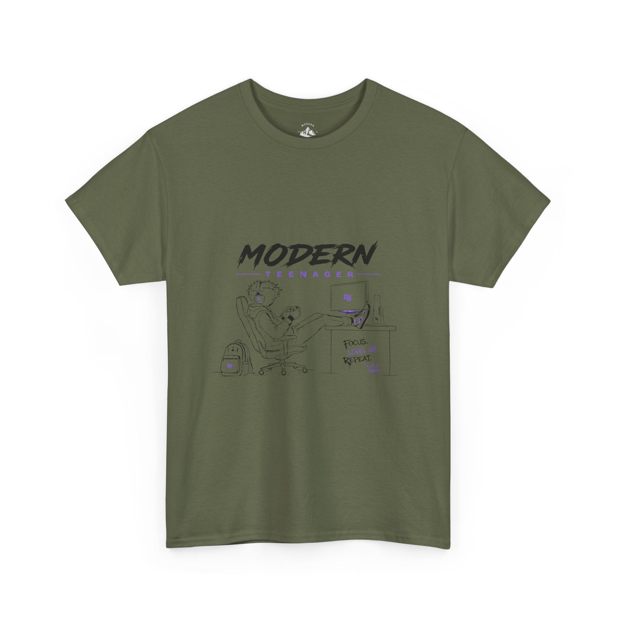 Modern Teenager Graphic Tee — Minimalist Office Humour T-Shirt