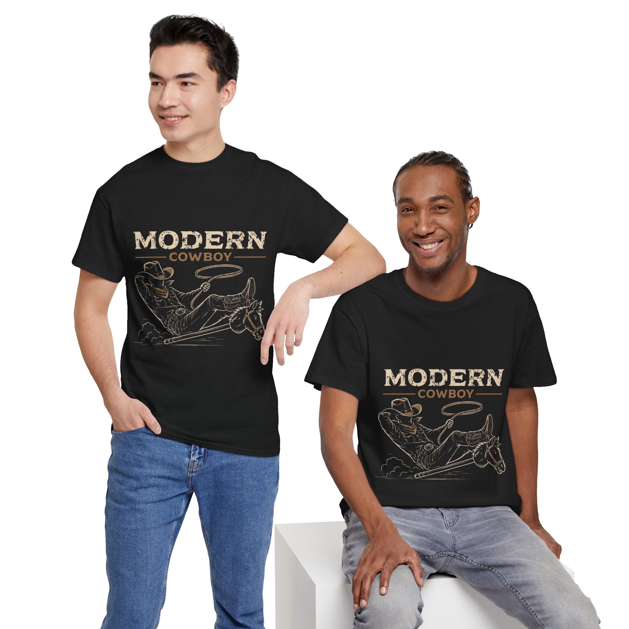 Modern Cowboy v2 T-Shirt — Vintage Rodeo Graphic Tee